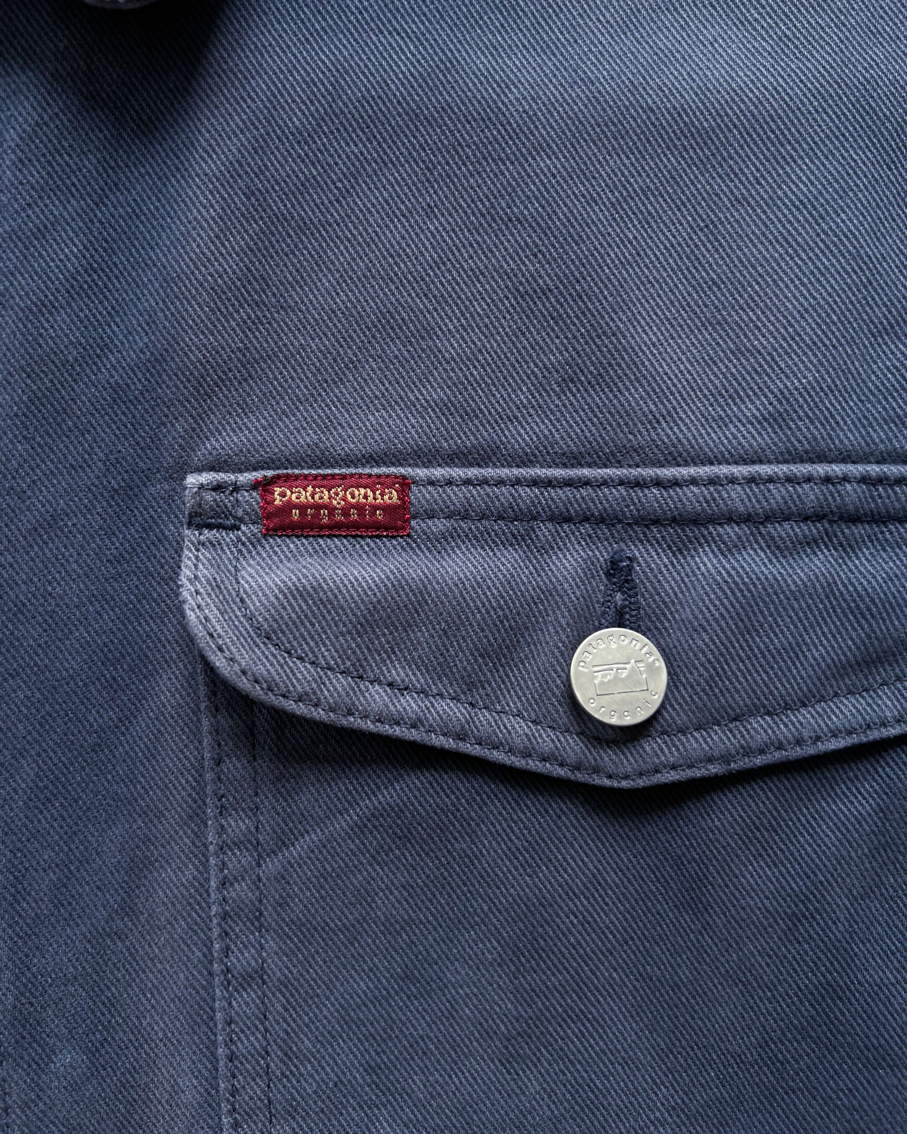 1990S FADED PATAGONIA ORGANIC COTTON JACKET (L)