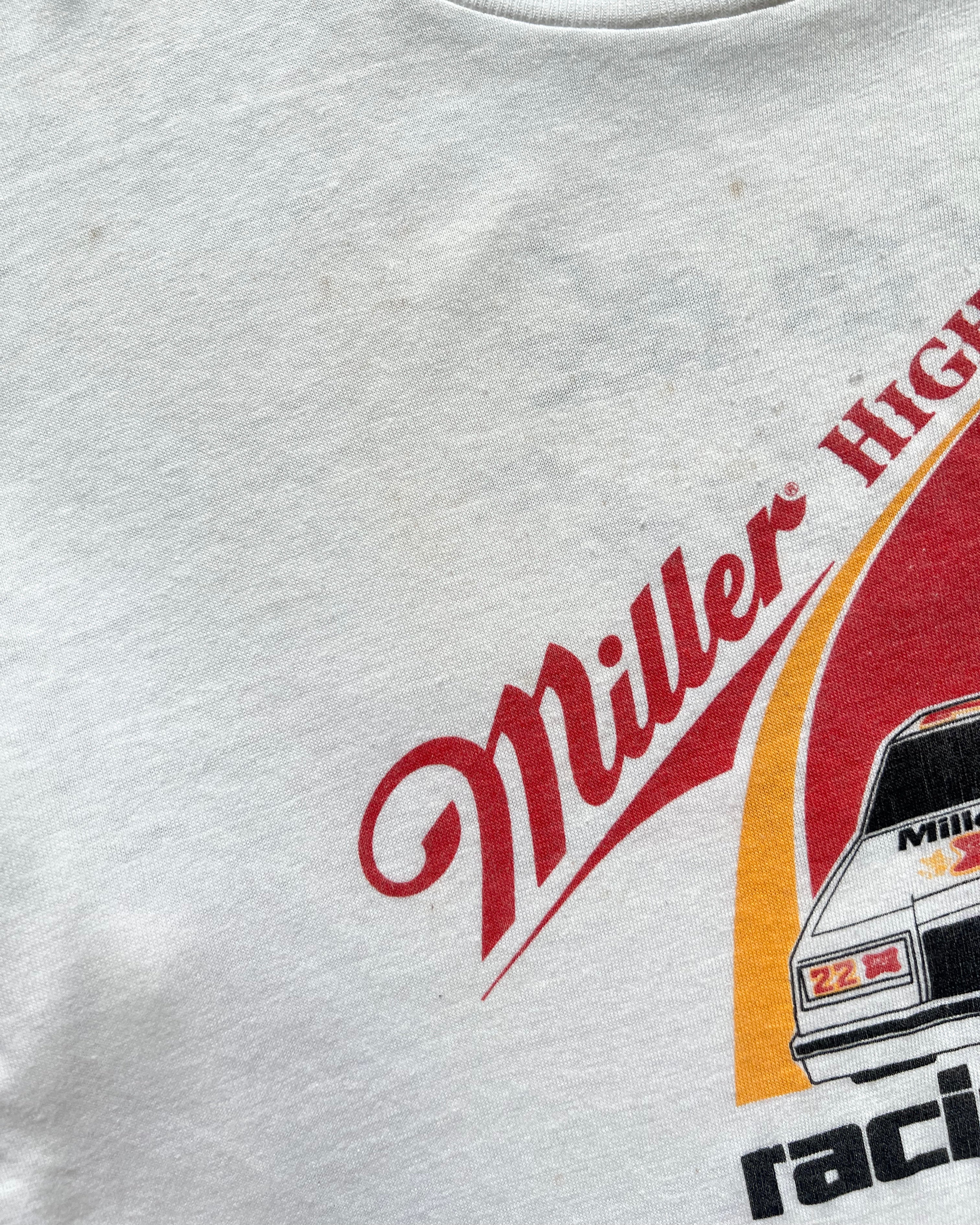 1980S 'MILLER HIGH LIFE RACING TEAM' LONGSLEEVES TEE (L)