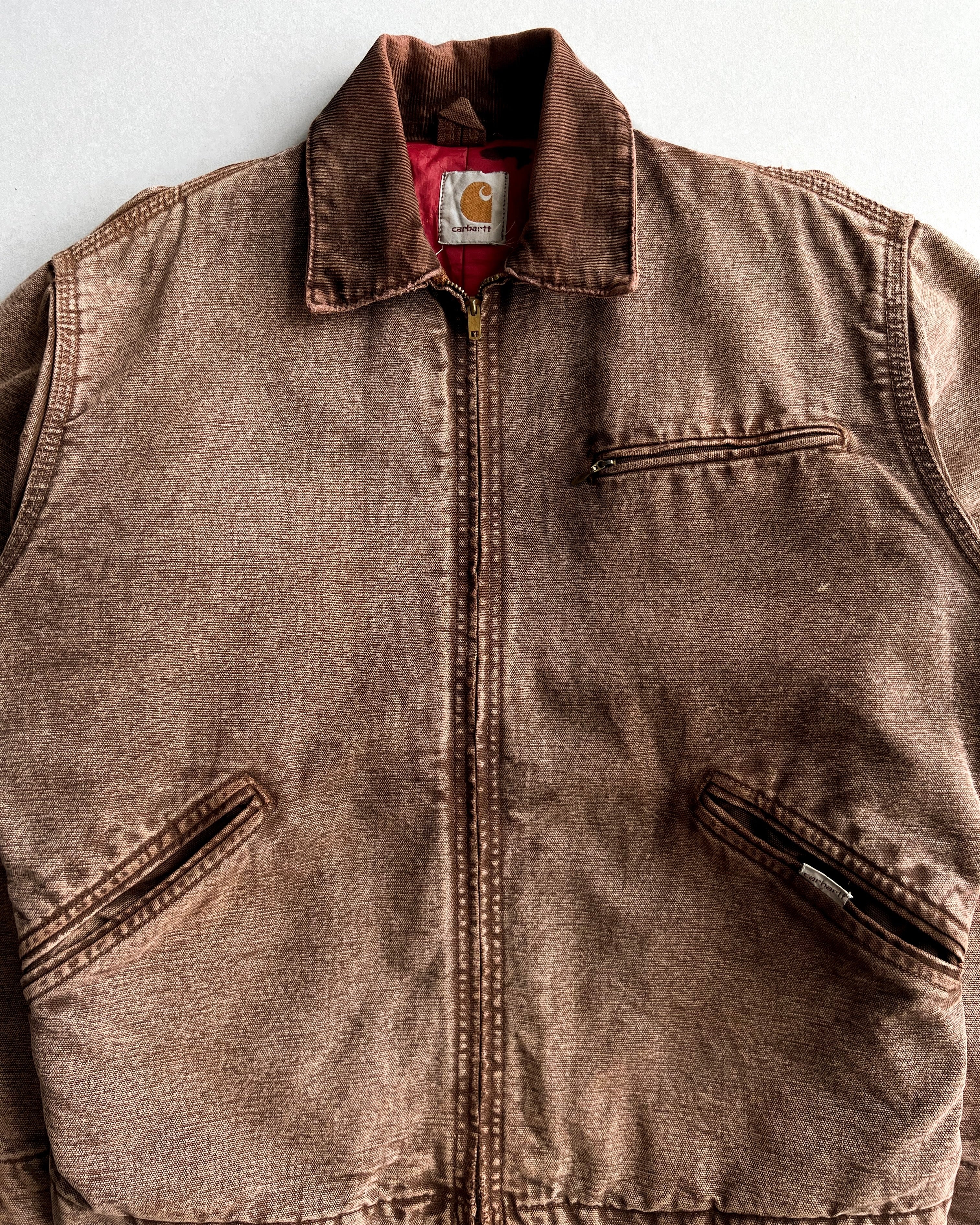 1970S STONE WASHED CARHARTT DETROIT JACKET (M)