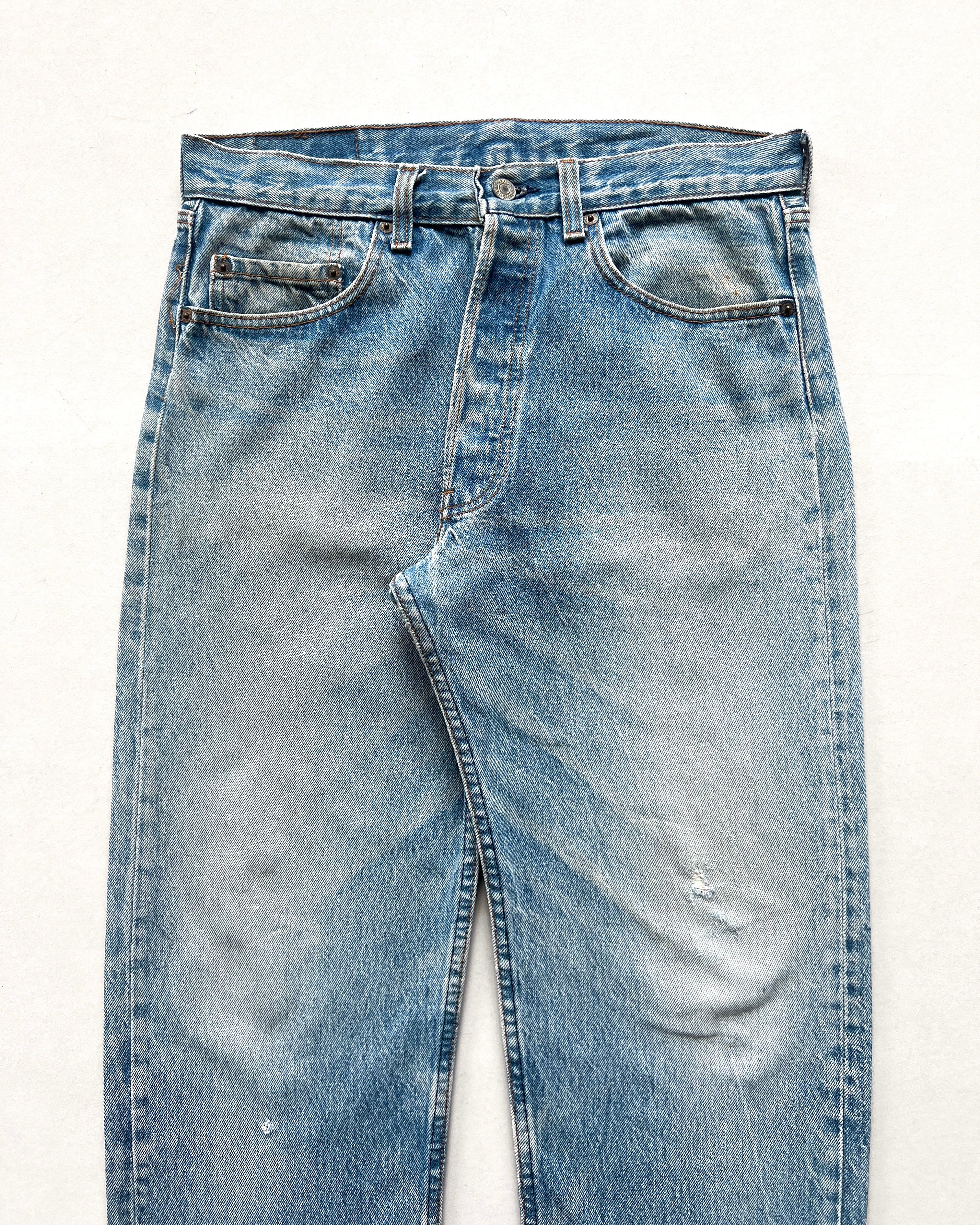 1980S FADED LEVI'S 501 JEANS (31)