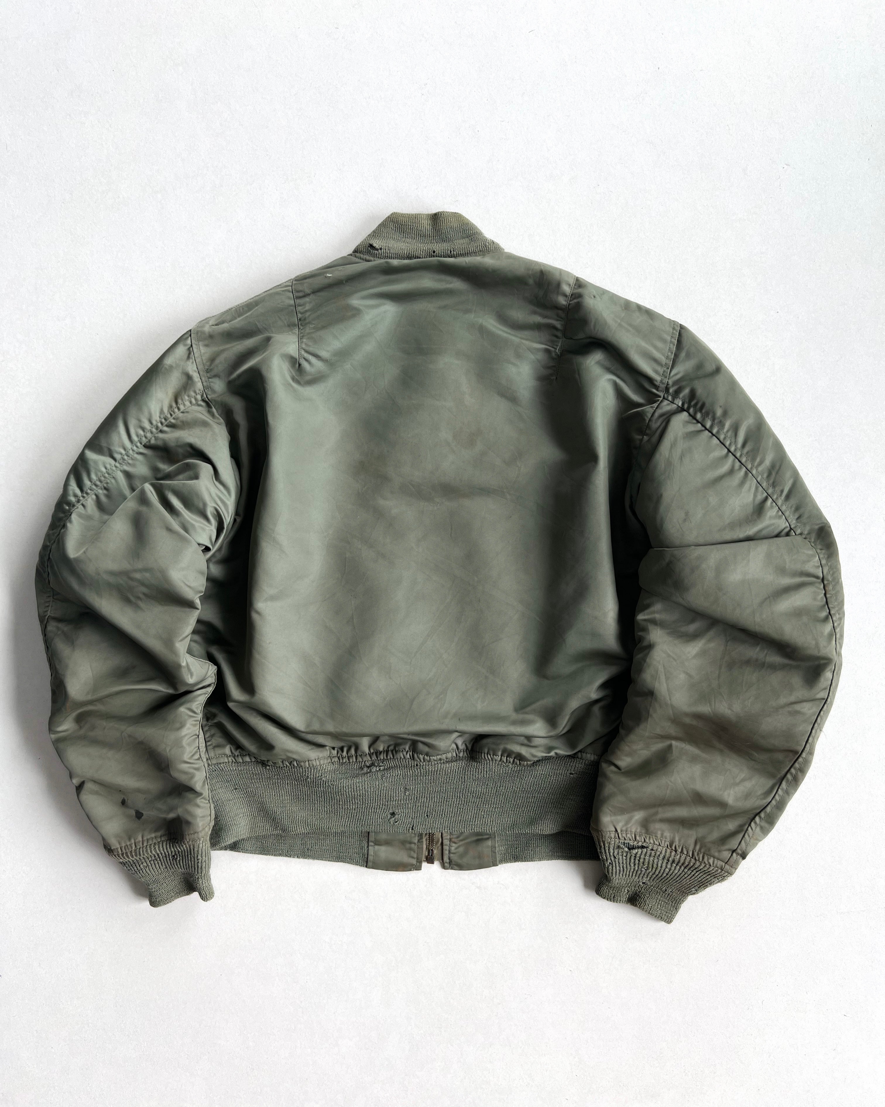 1960S USAF L2-B RAYON FLIGHT BOMBER JACKET (M)