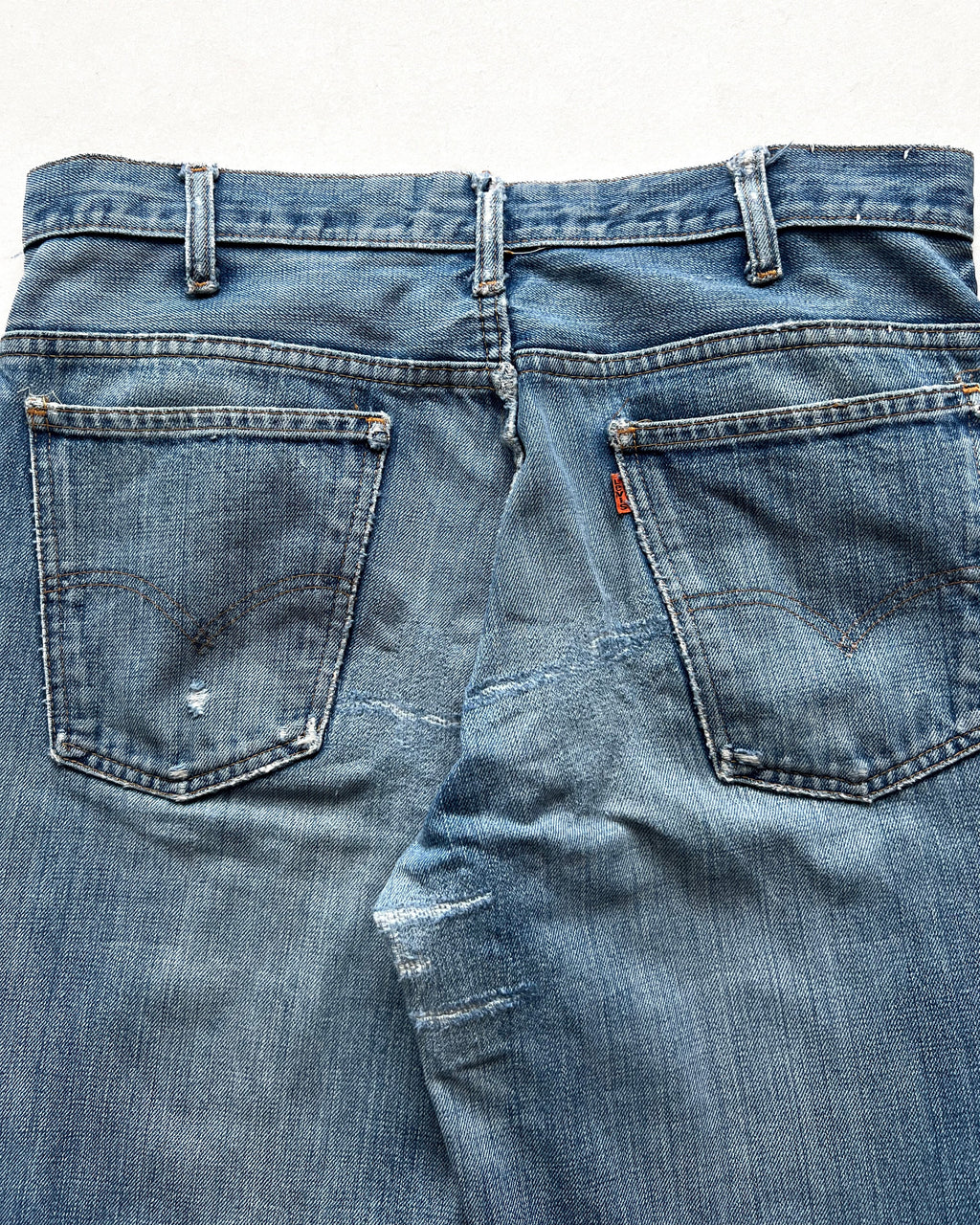 1970S FADED LEVI'S 684 BOOTCUT JEANS (34)
