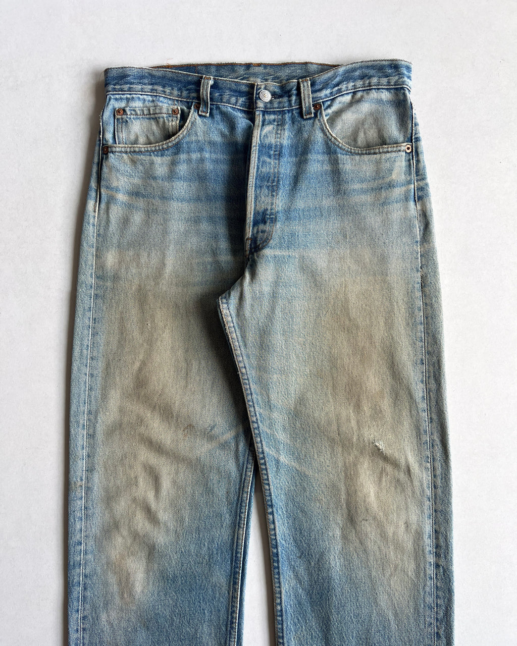 1980S FADED LEVI'S 501 JEANS (34)