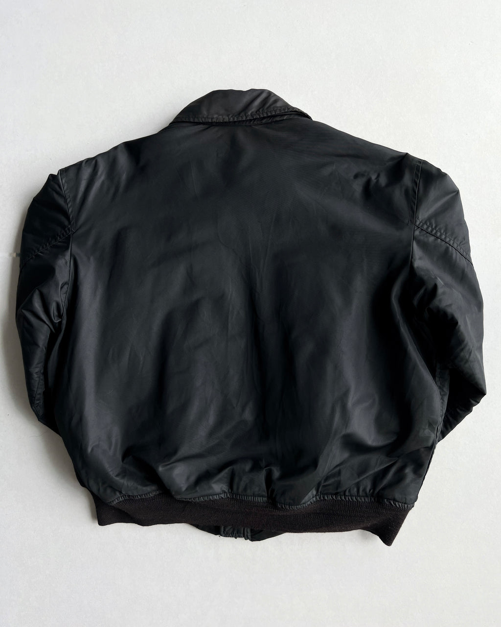 1980S BLACK CWU 45-P USAF FLIGHT JACKET (XL)