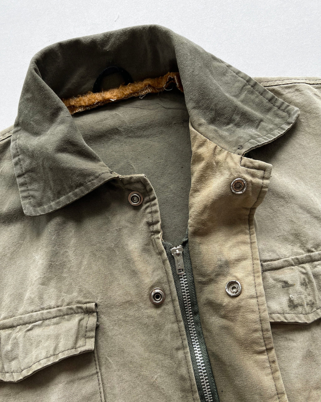 1980S FADED DOUBLE POCKET WORK JACKET (L)