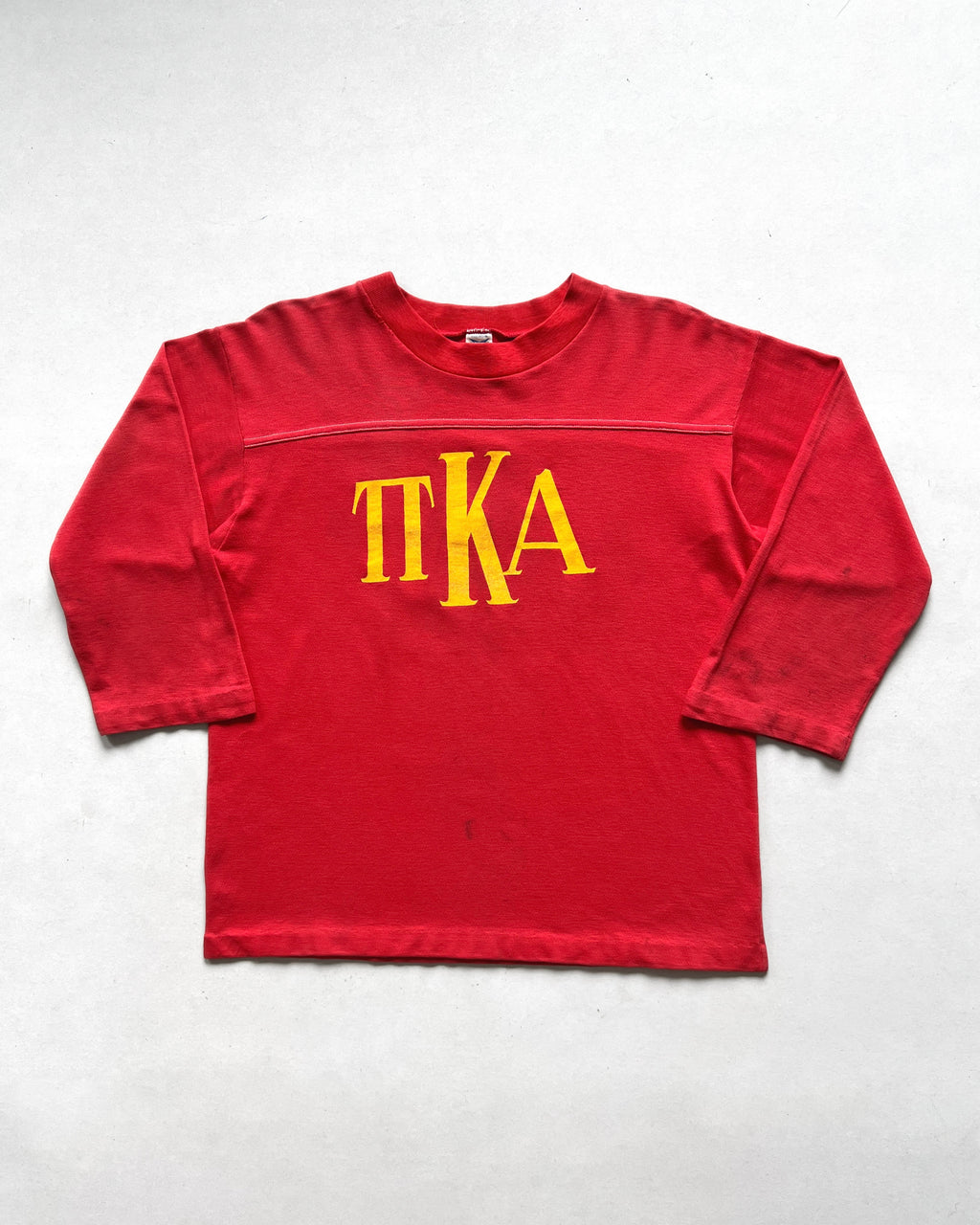 1970S 'PI KAPPA ALPHA' 3/4 SLEEVES TEE (L)