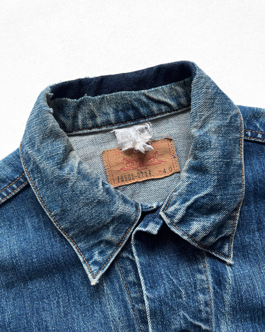 1970S LEVI'S 70505 BIG E TYPE III DENIM JACKET (M)