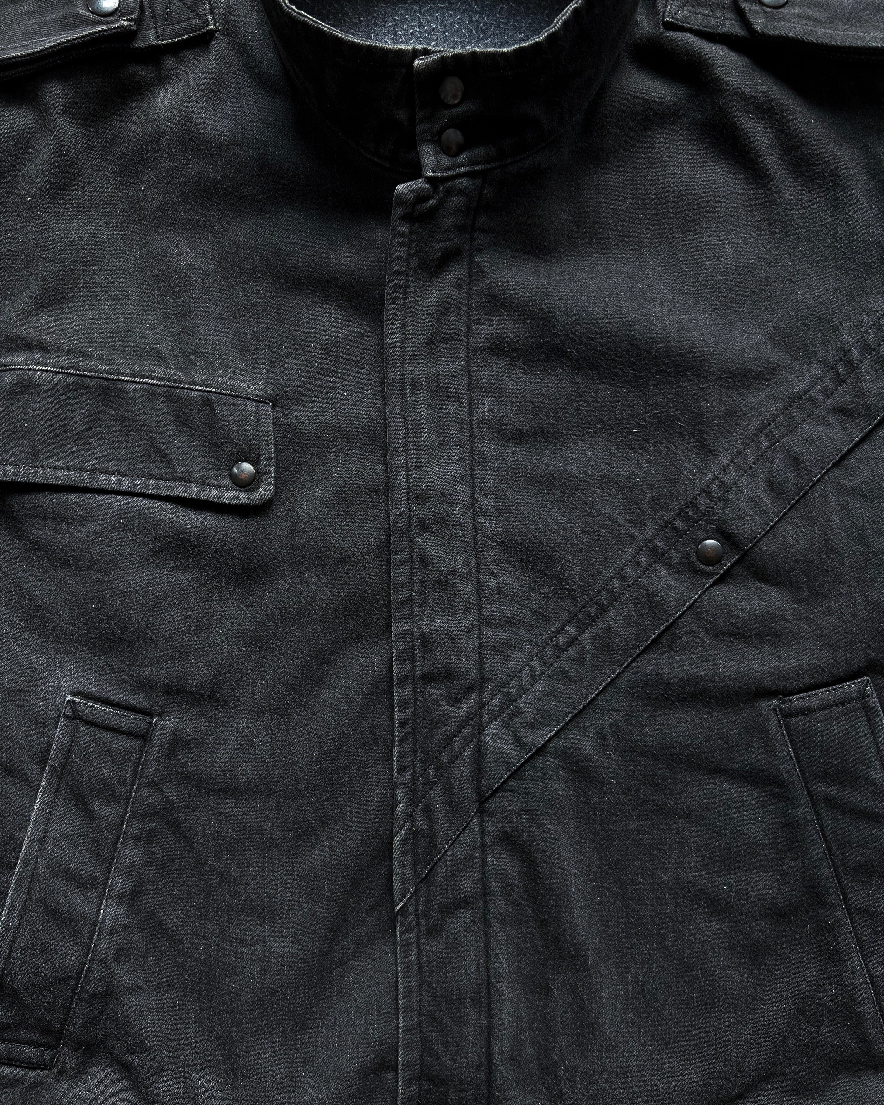 1980S JUN MEN CARGO BOMBER JACKET (M)