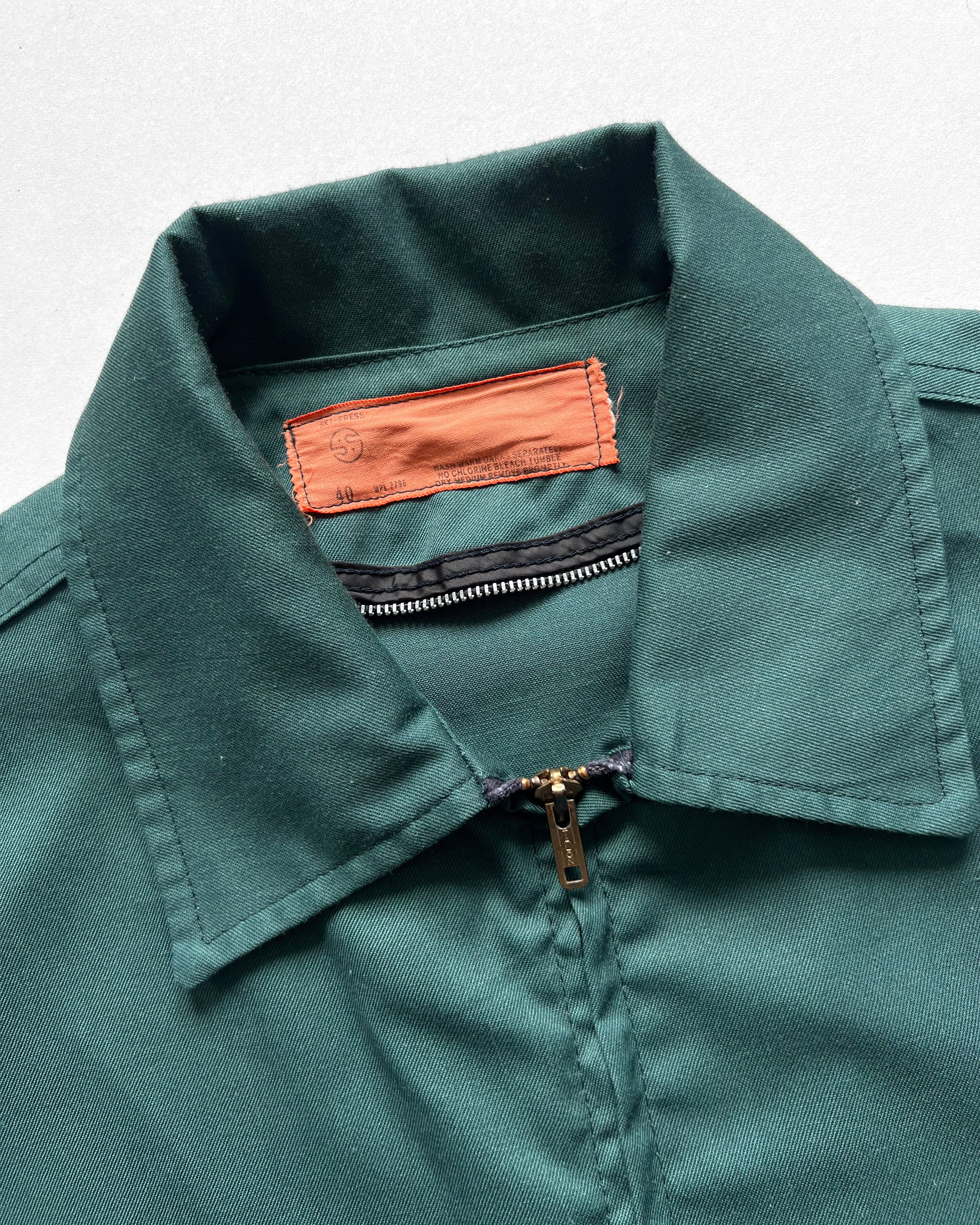 1960S EMERALD GREEN DOUBLE WORK JACKET (L)