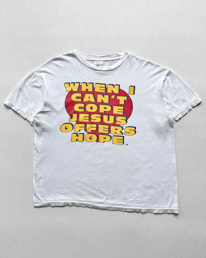 1990S 'JESUS OFFERS HOPE' SINGLE STITCH TEE (L)