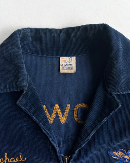 1960S FFA 'IOWA FAIRFIELD' CORDUROY JACKET (L)