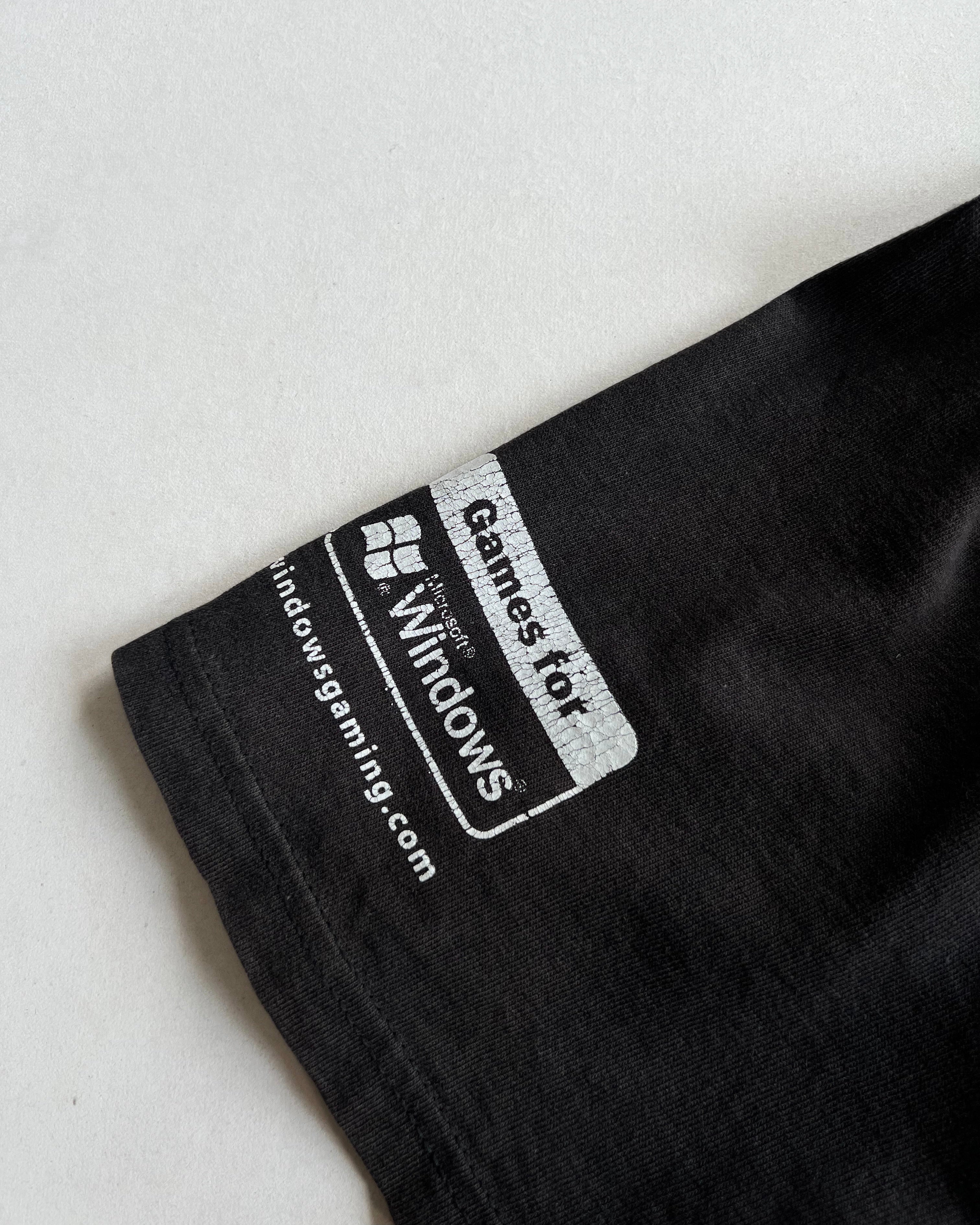 2000S FADED 'HALF LIFE 2 WINDOWS GAME' TEE (L)