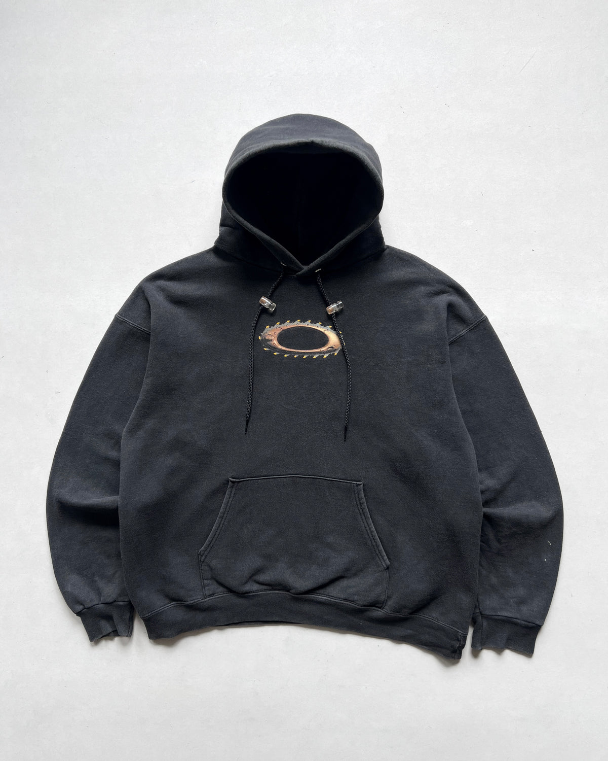 1990S OAKLEY SOFTWARE LOGO HOODIE (M)