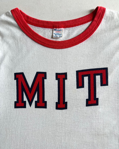 1980S CHAMPION ‘MIT’ RINGER TEE (L)