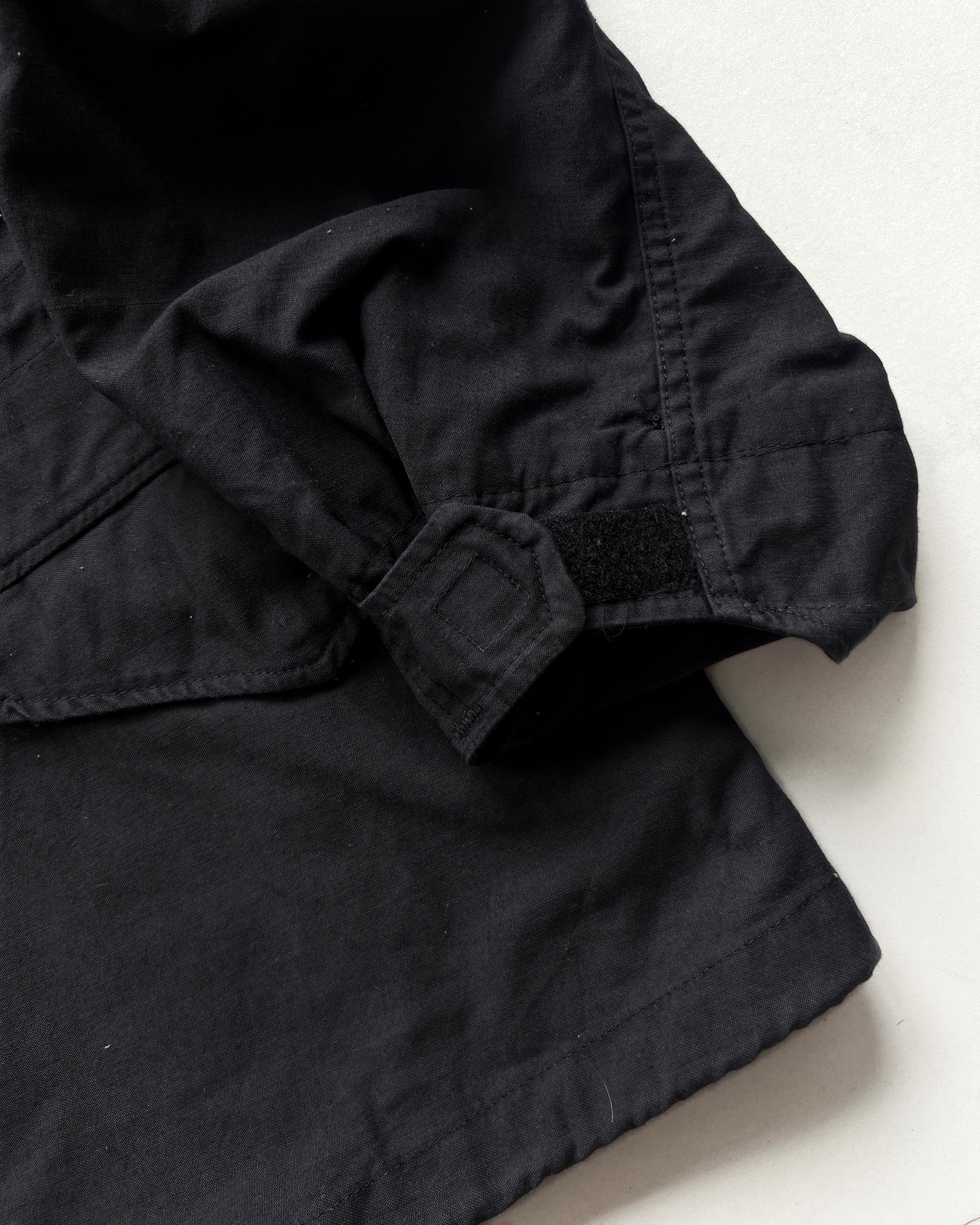 1980S BLACK ALPHA INDUSTRY US ARMY M65 FIELD JACKET (L)