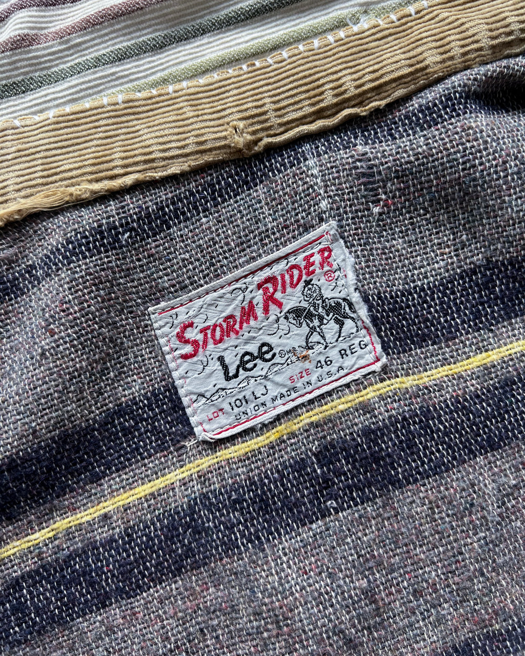 1960S LEE 101-LJ STORM RIDER DENIM JACKET (XL)