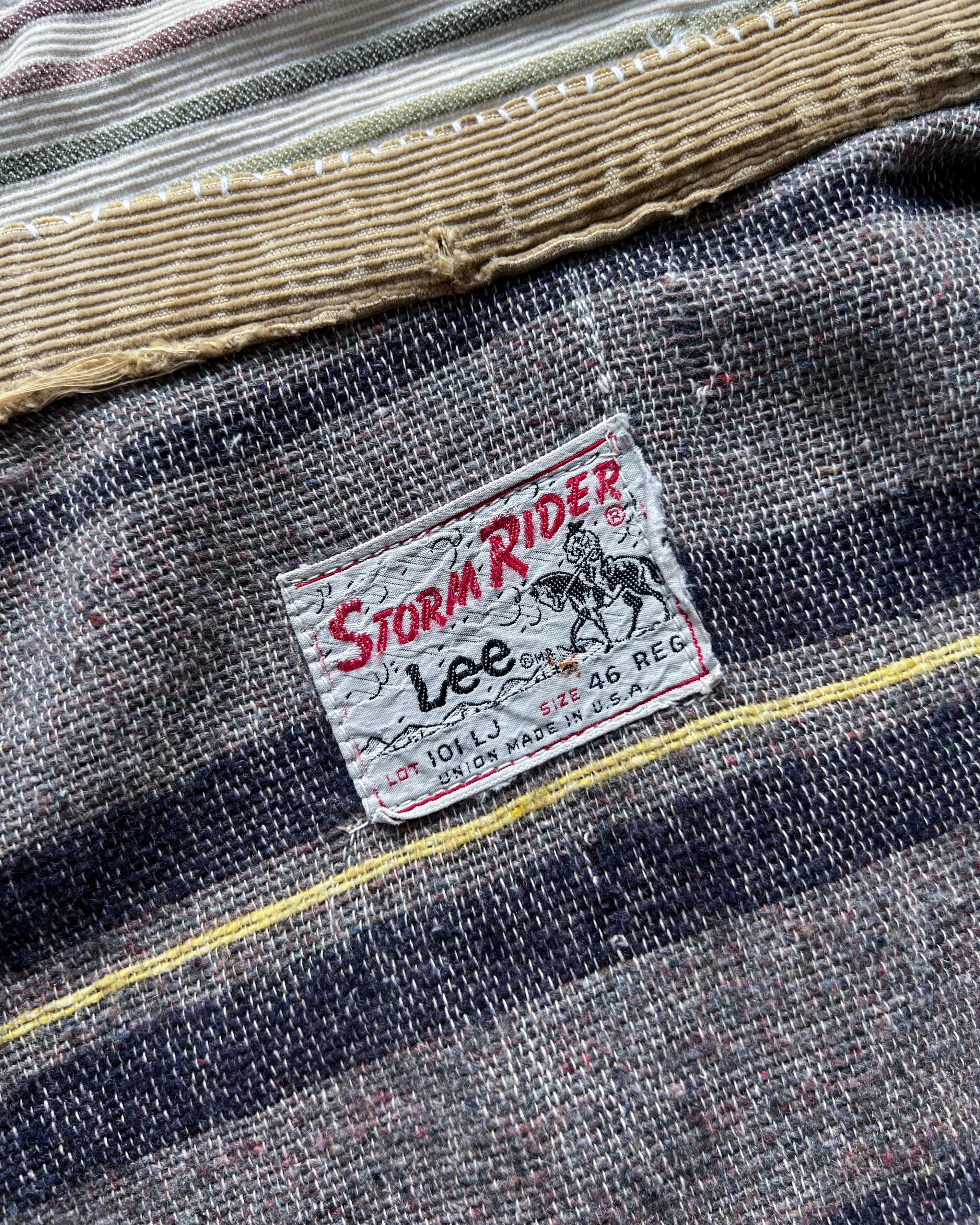 1960S LEE 101-LJ STORM RIDER DENIM JACKET (XL)