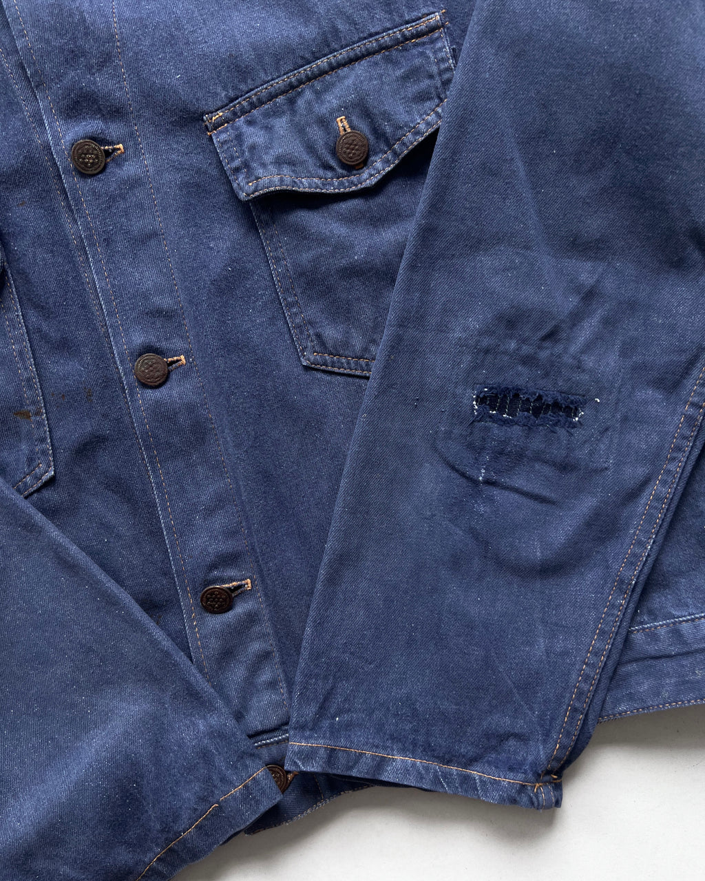 1950S BREVETE SGDG EURO 13 STARS DENIM JACKET (L)