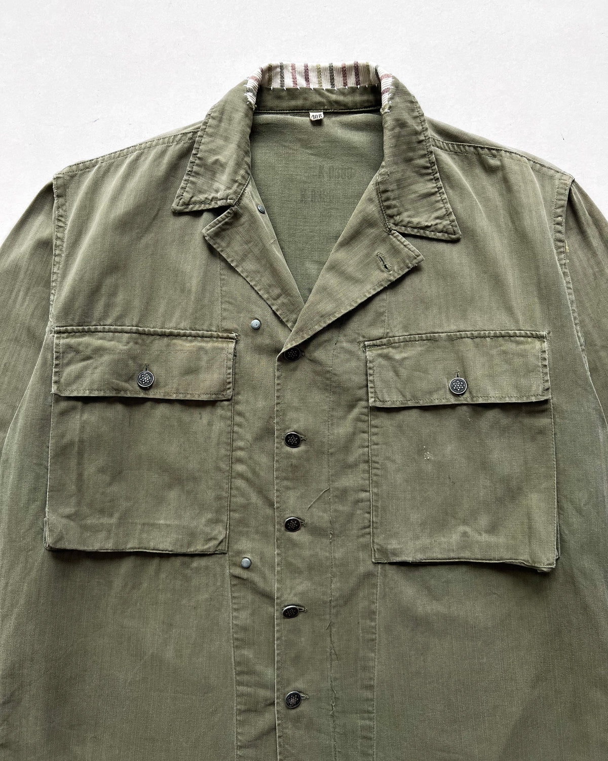 1940S WWII US ARMY 13 STARS M43 HBT JACKET (40R)