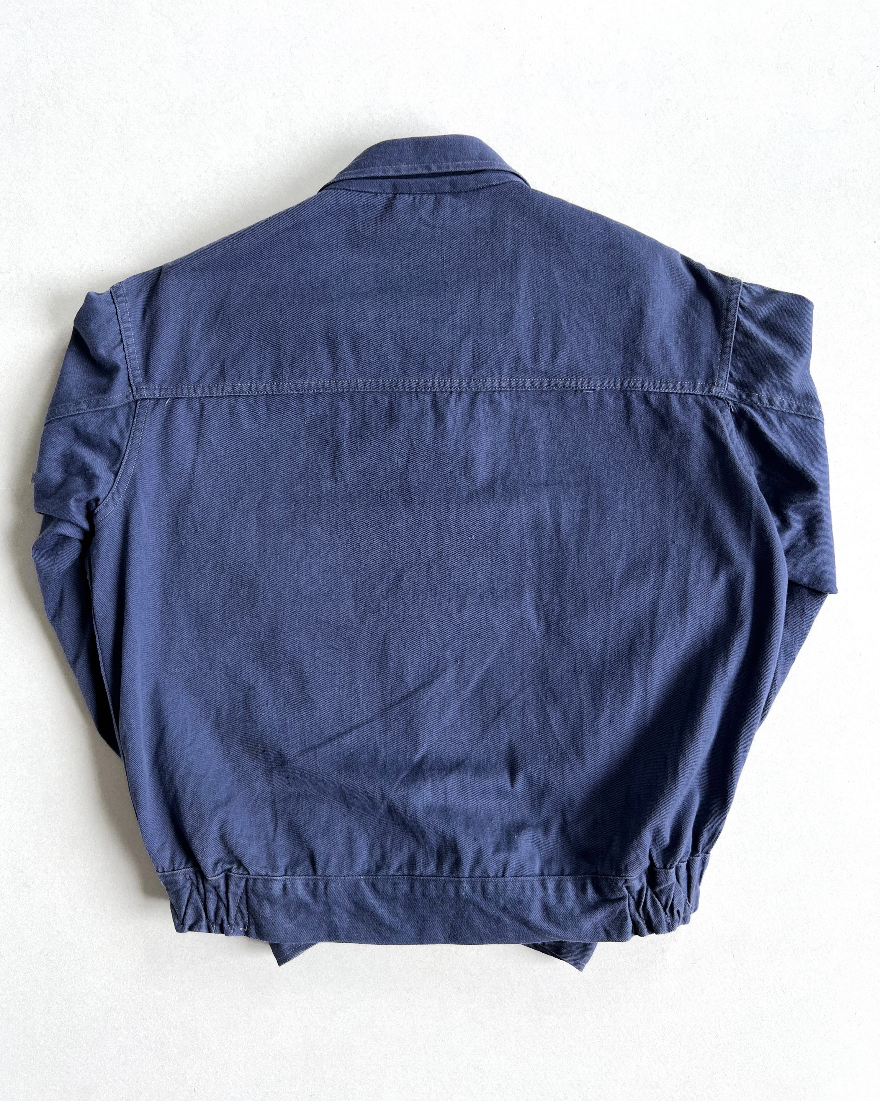 1950S FRENCH DOUBLE POCKET WORK JACKET (L)