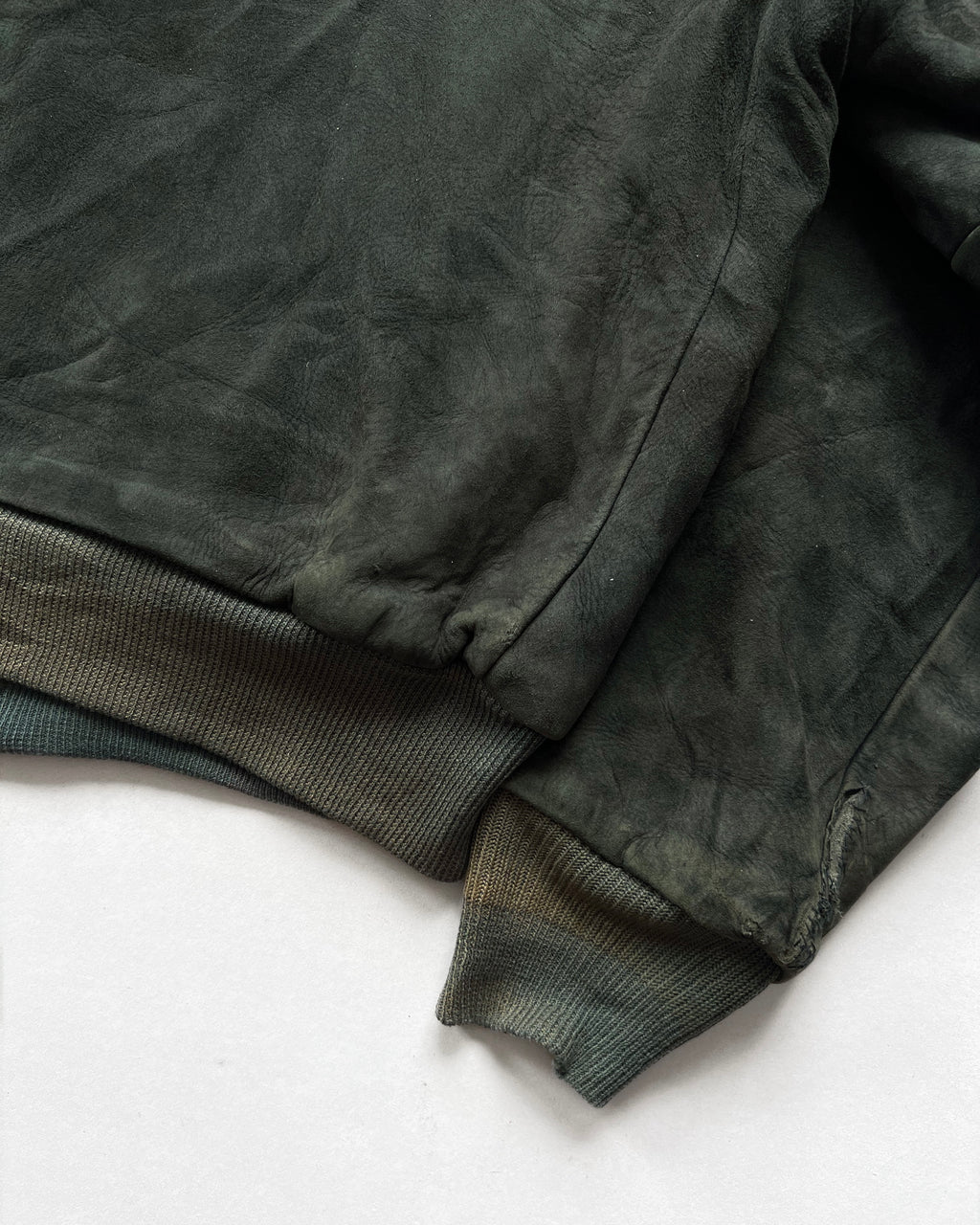 1950S SUEDE LEATHER BOMBER JACKET (L)