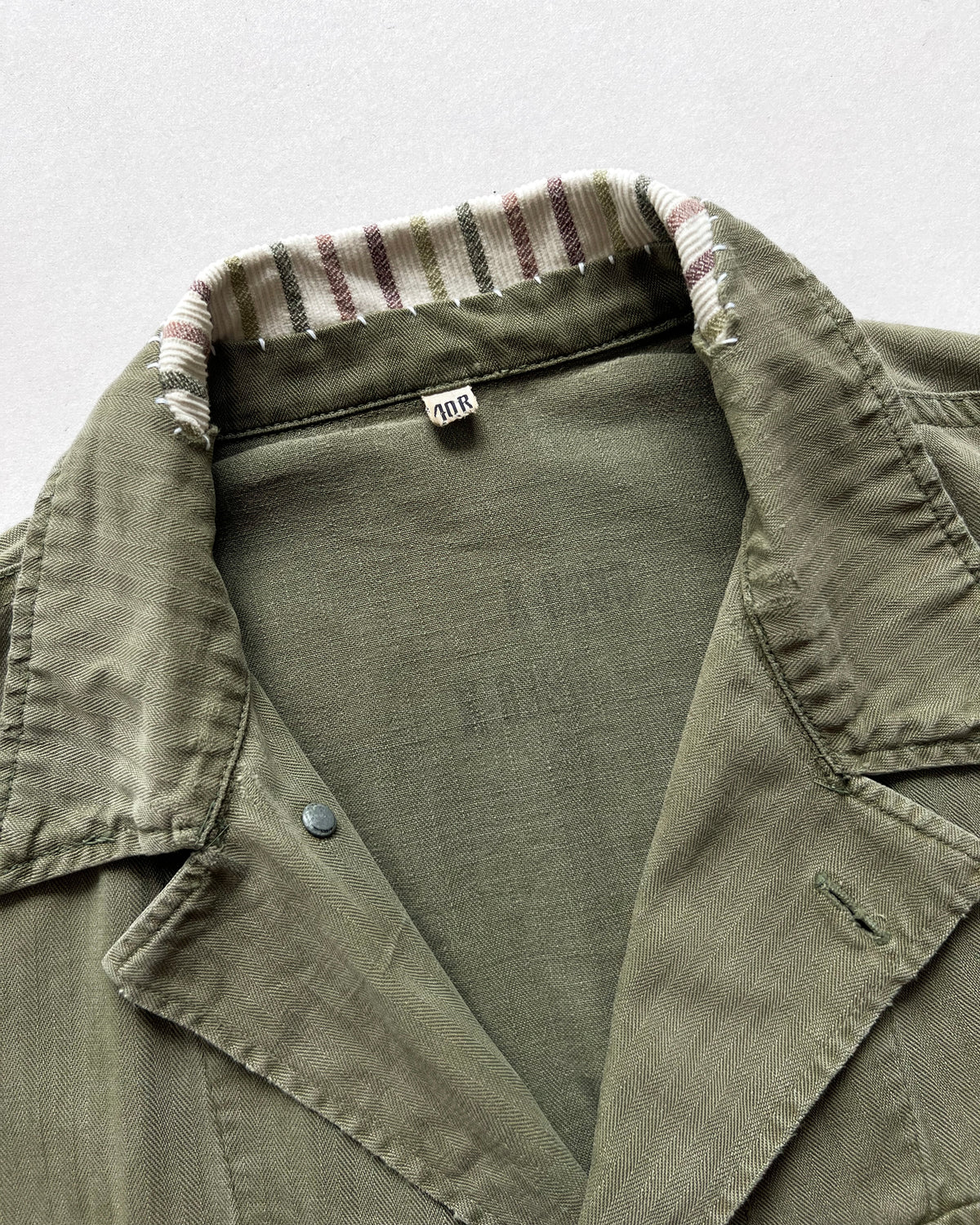 1940S WWII US ARMY 13 STARS M43 HBT JACKET (40R)