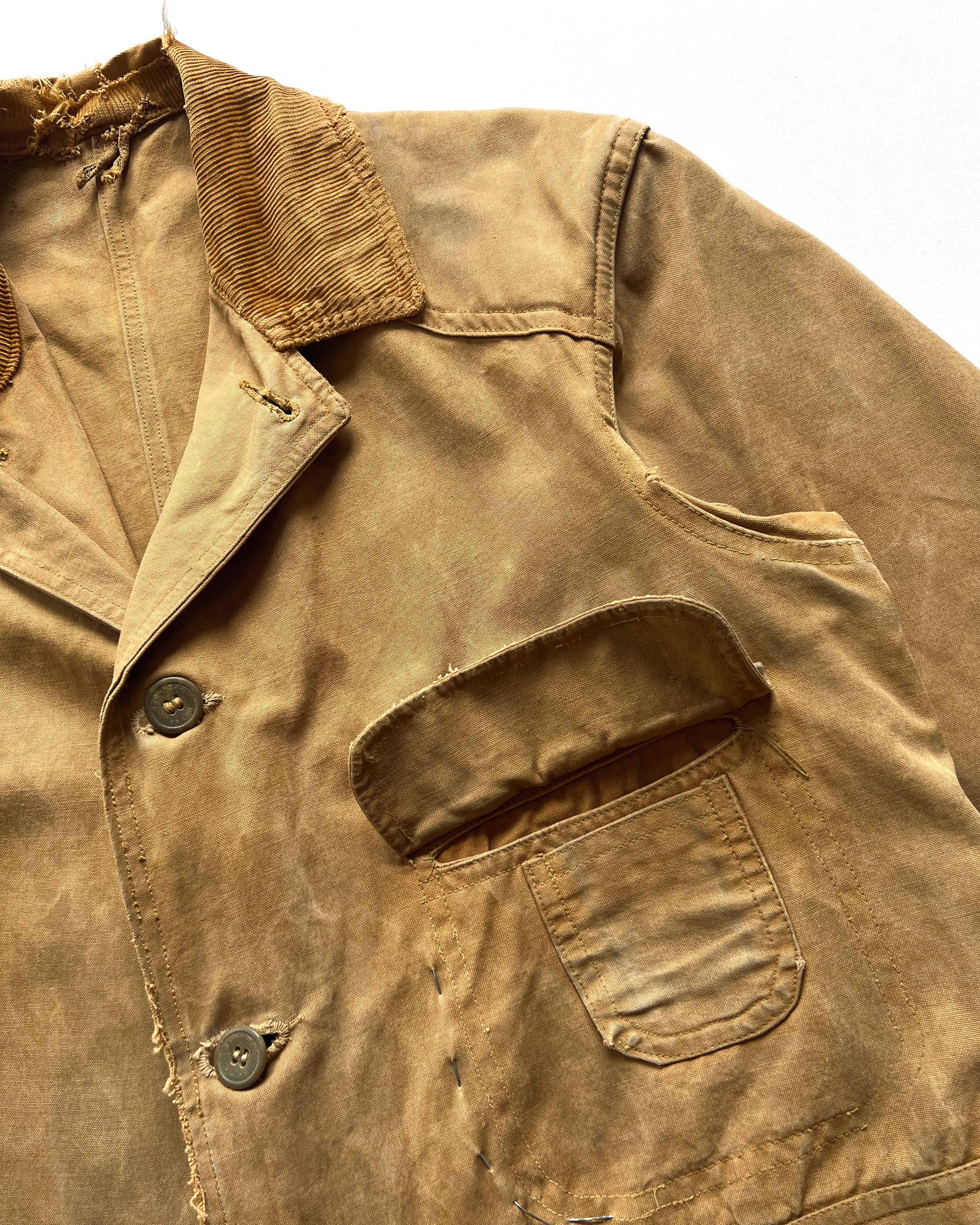 1920S REDHEAD CANVAS HUNTING JACKET (L)