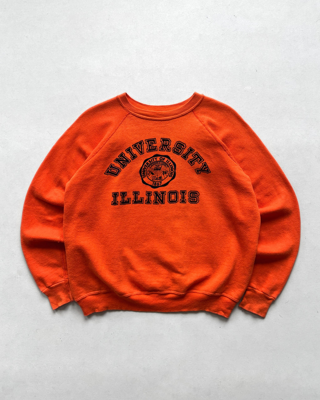 1970S CHAMPION 'UNIVERSITY OF ILLINOIS' SWEATSHIRT (M)