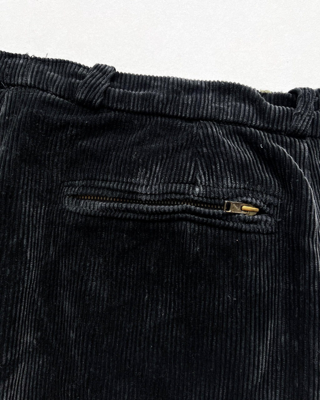 1960S FRENCH LE LABOUREUR CORDUROY DOUBLE KNEE WORK PANTS (35)