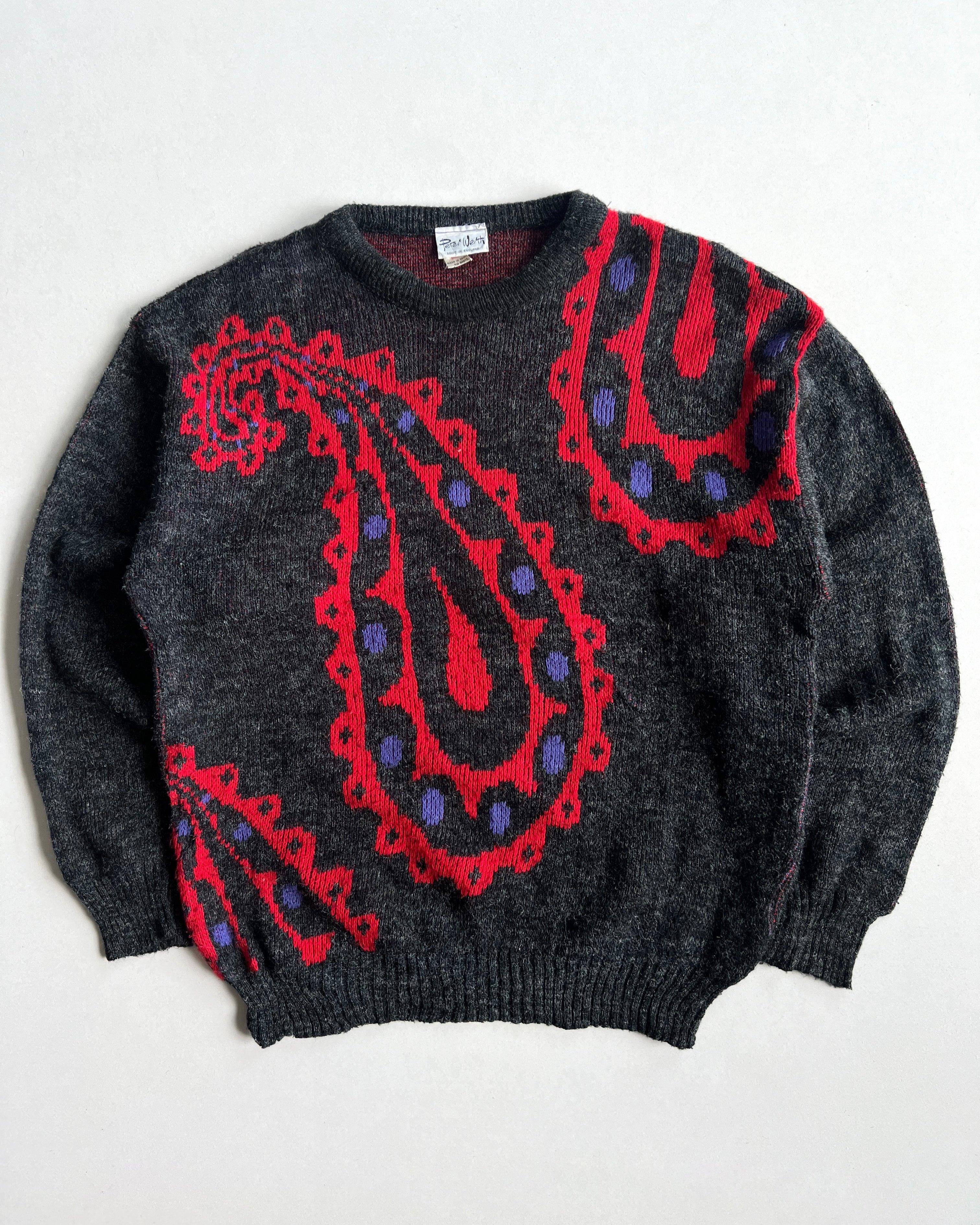 1980S PETER WERTH ACRYLYC KNIT SWEATER (M)