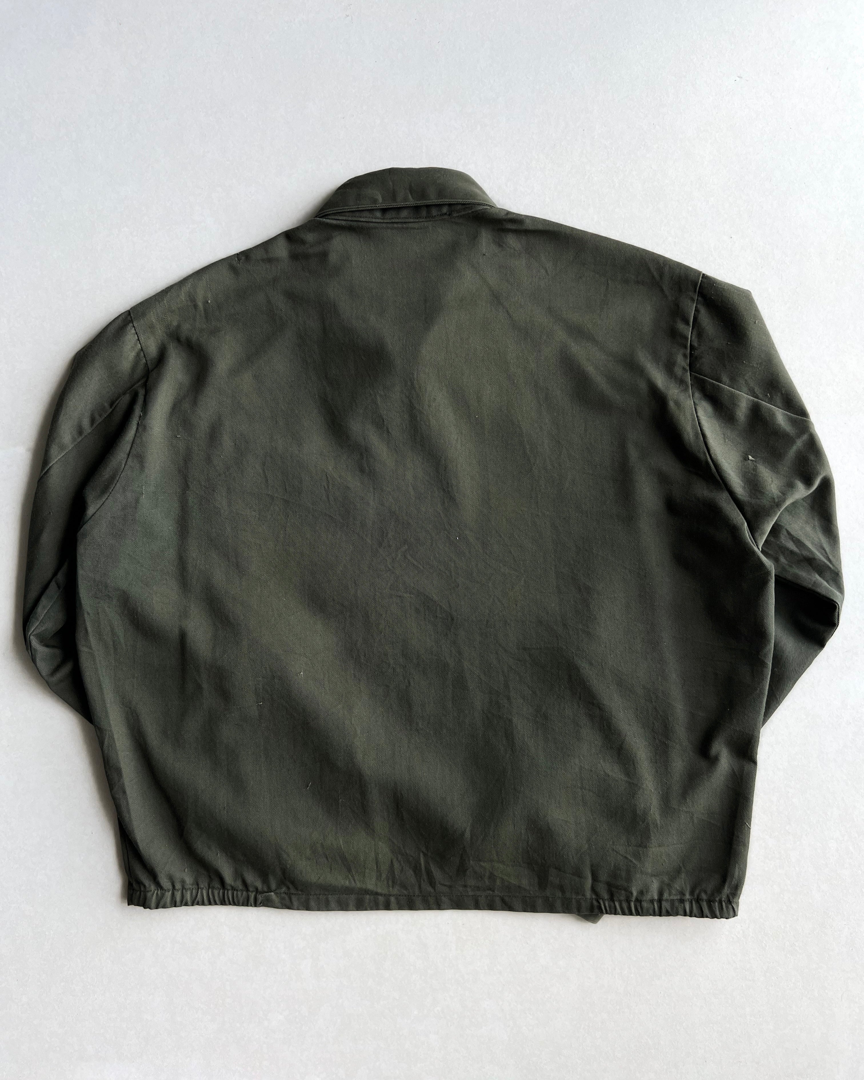 1960S OLIVE KEY IMPERIAL 'D' POCKET WORK JACKET (XL)