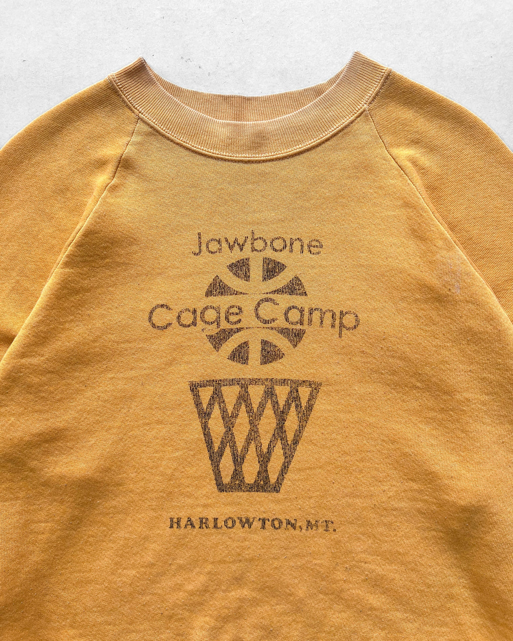 1990S 'JAWBONE BASKETBALL CAGE CAMP' SWEATSHIRT (L)