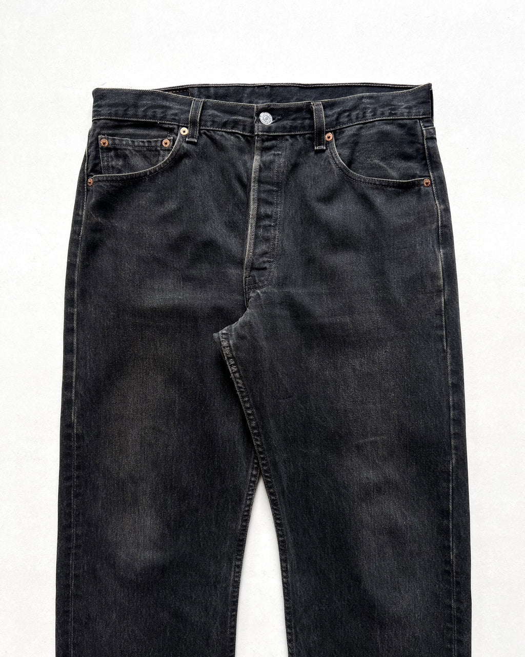 1990S BLACK LEVI'S 501 JEANS (34)