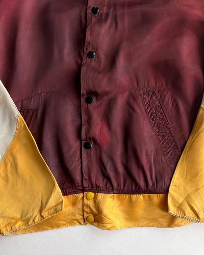 1950S SATIN BUTTON-UP SPORTS JACKET (M)