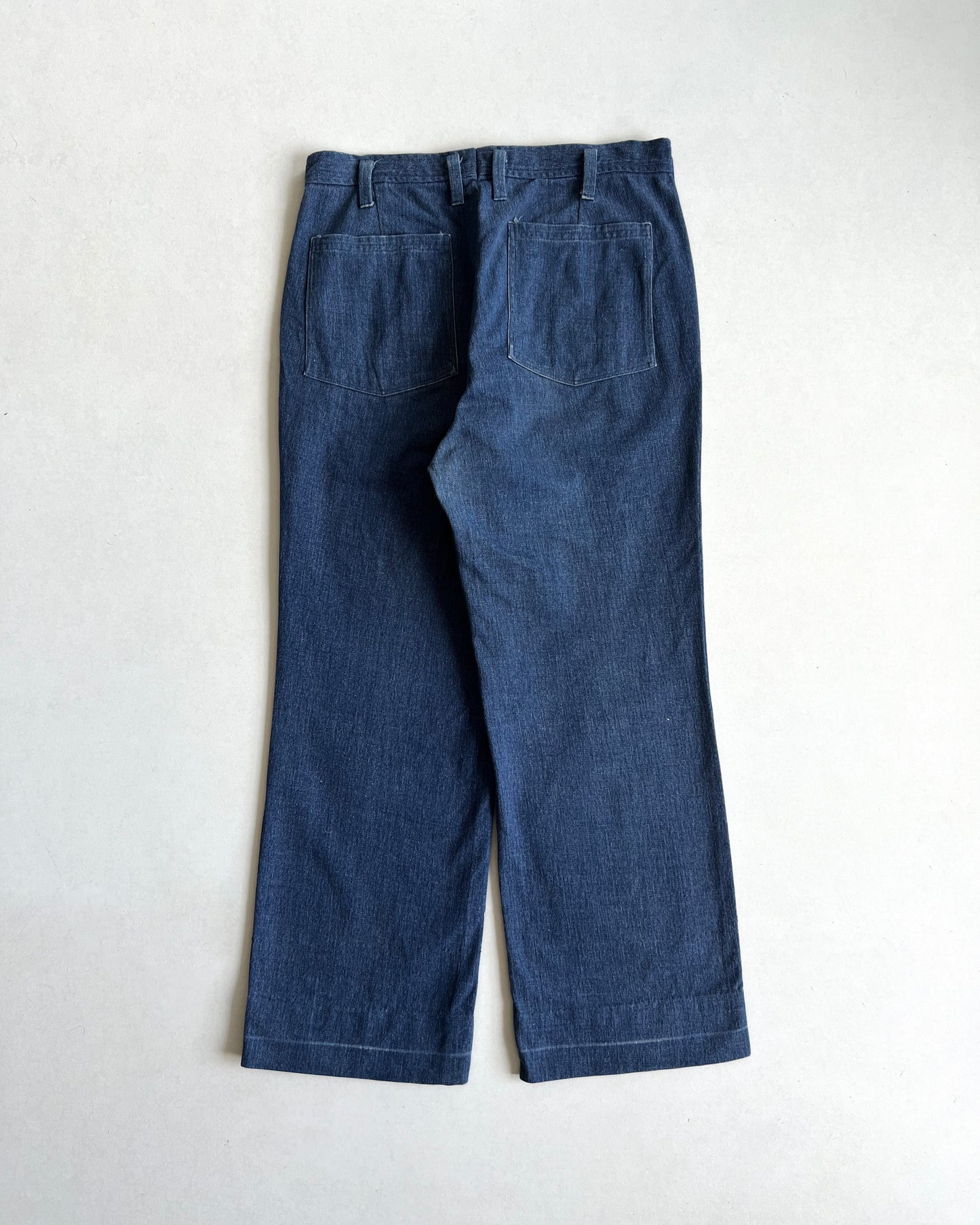 1970S DENIM WORK FLARE PANTS (32)