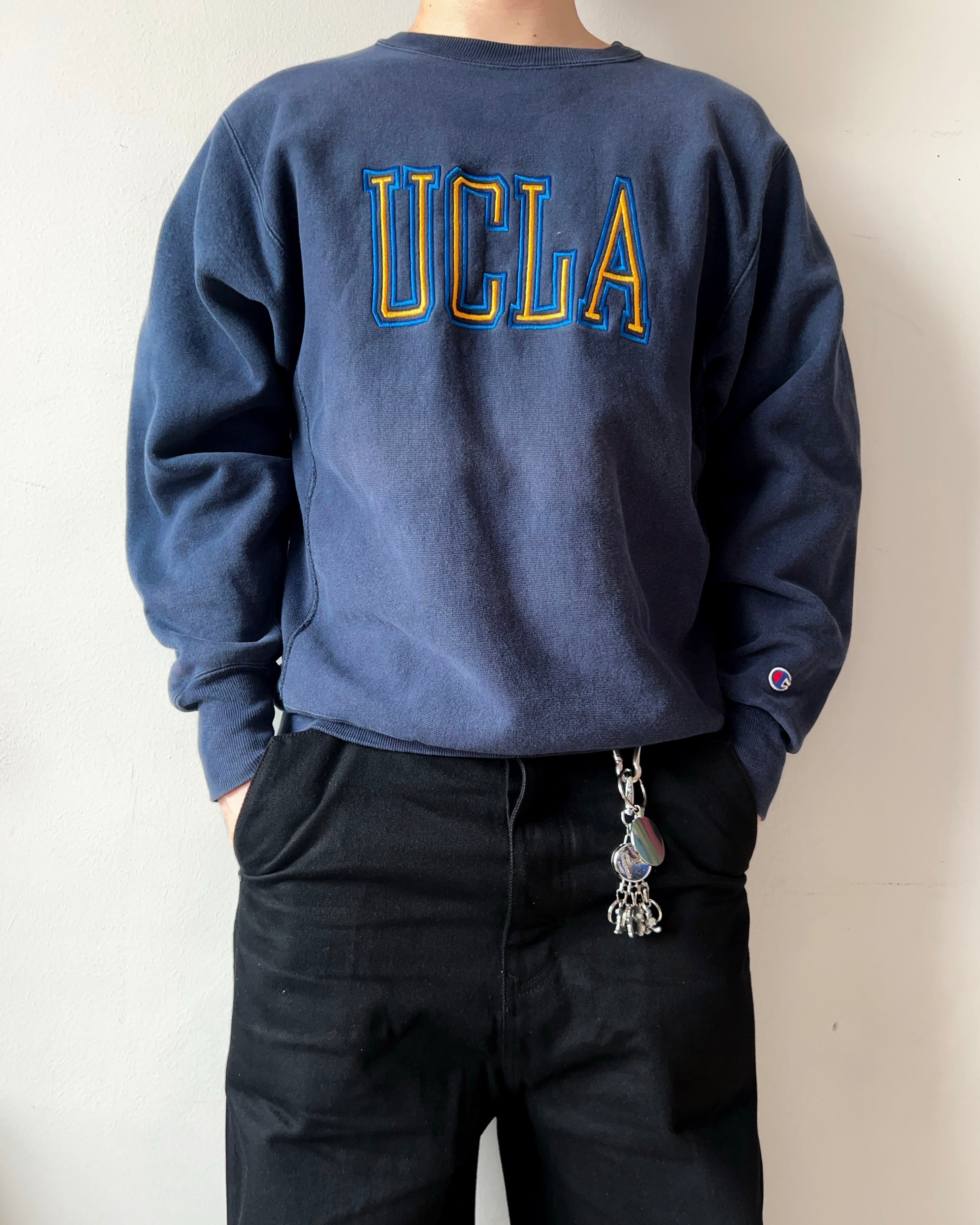 1990S CHAMPION 'UCLA' REVERSE WEAVE SWEATSHIRT (L)