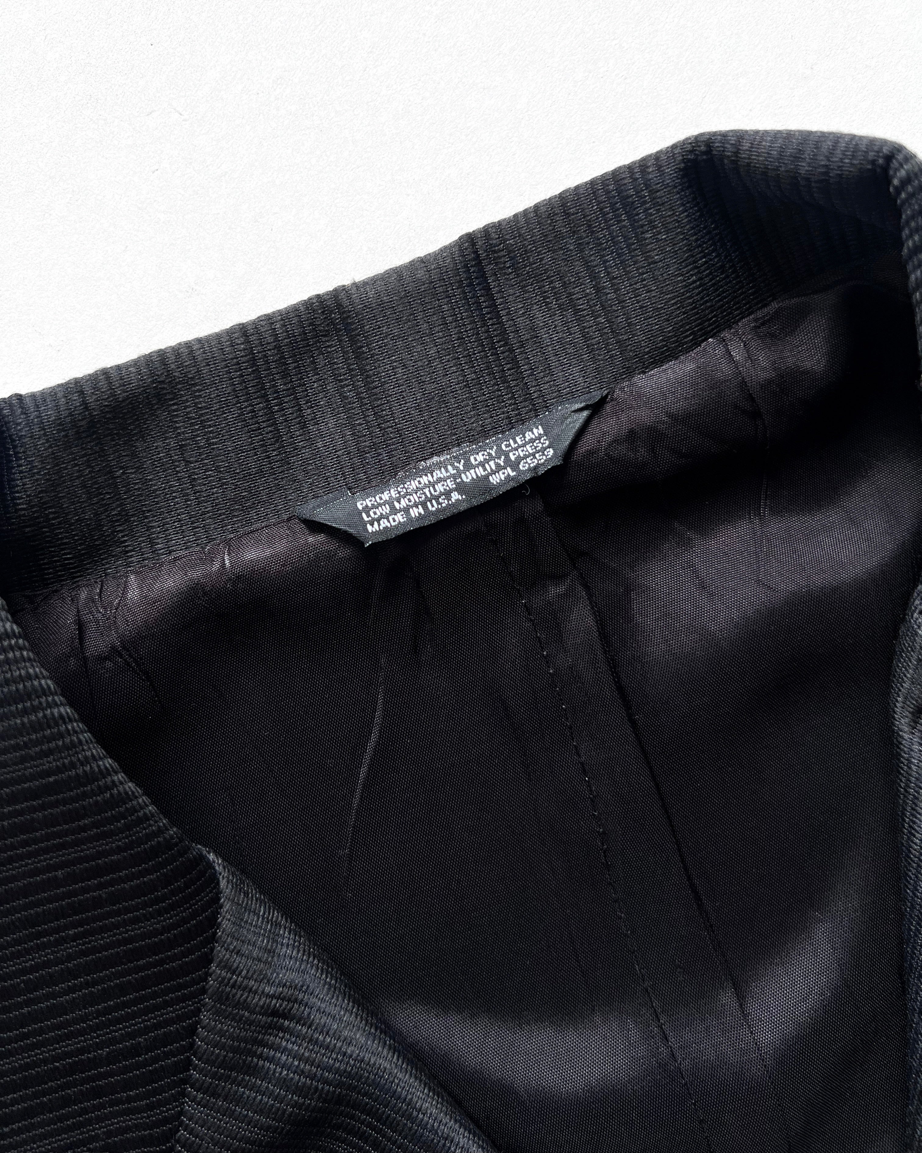 1970S BLACK SILVERAO BOLERO JACKET (L)