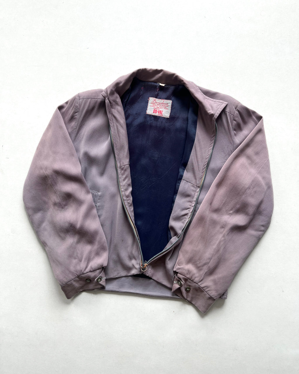 1950S DUVASHEEN RAYON GABARDINE JACKET (L)