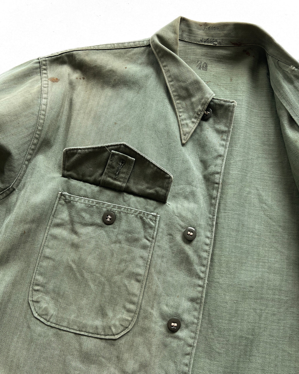 1950S USMC P-53 HBT UTILITY JACKET (L)
