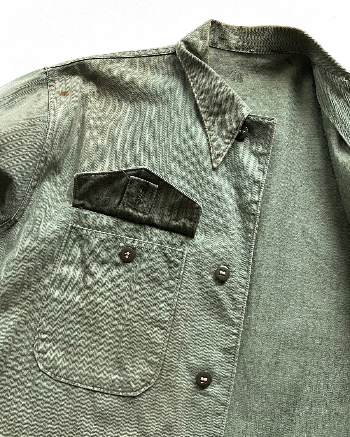 1950S USMC P-53 HBT UTILITY JACKET (L)