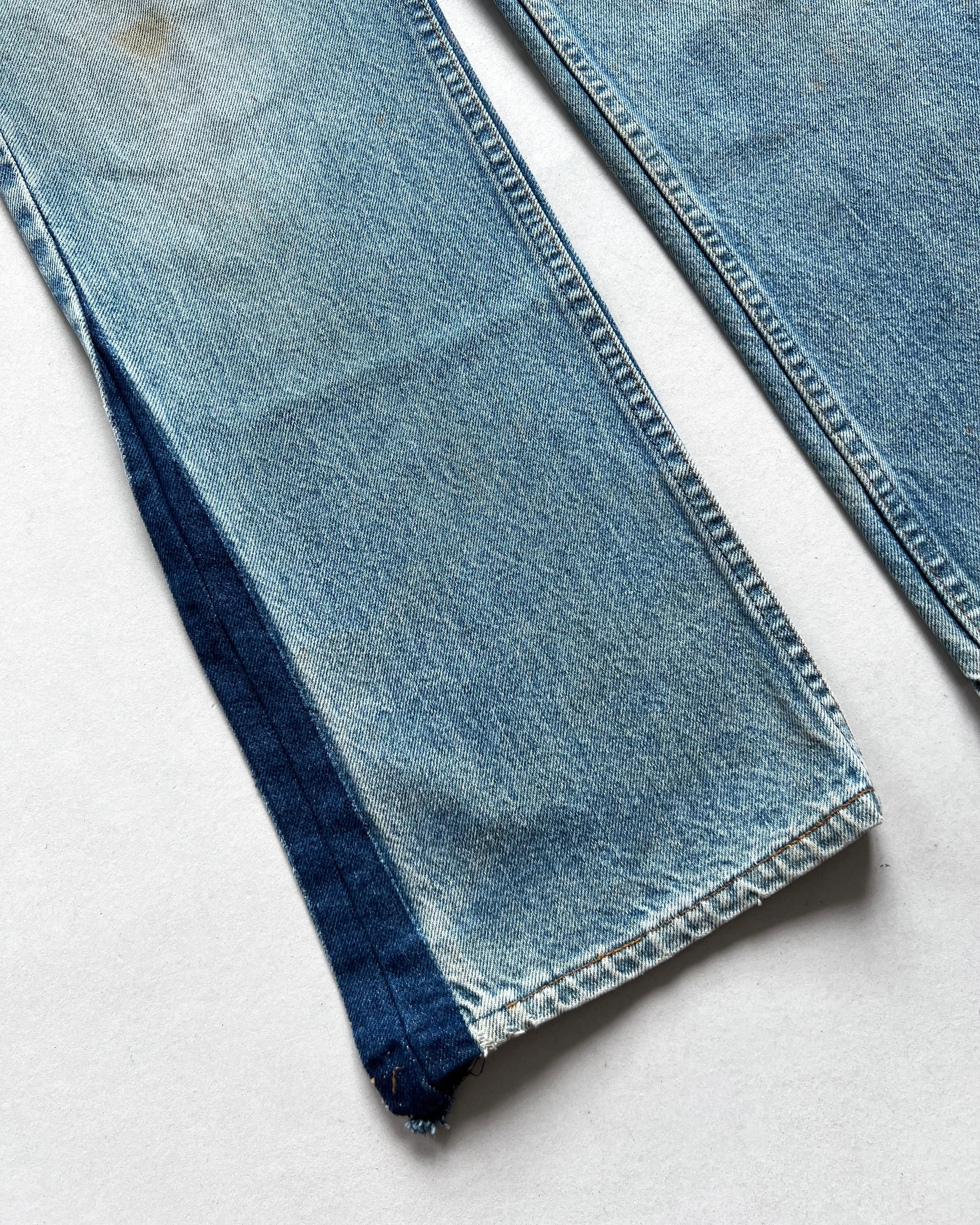 1980S FADED LEVI'S 317 ORANGE TAB FLARE JEANS (34)