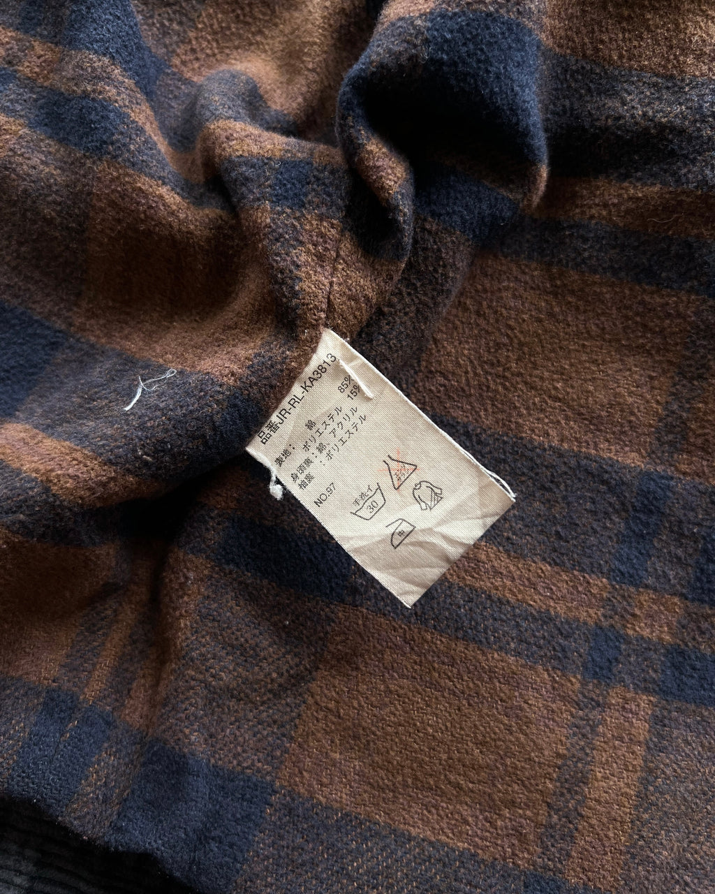 1990S BLACK RALPH LAUREN CORDUROY HARRINGTON JACKET (L)