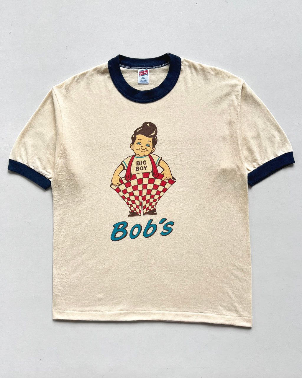 1990S 'BIG BOY BOB'S RINGER TEE (L)