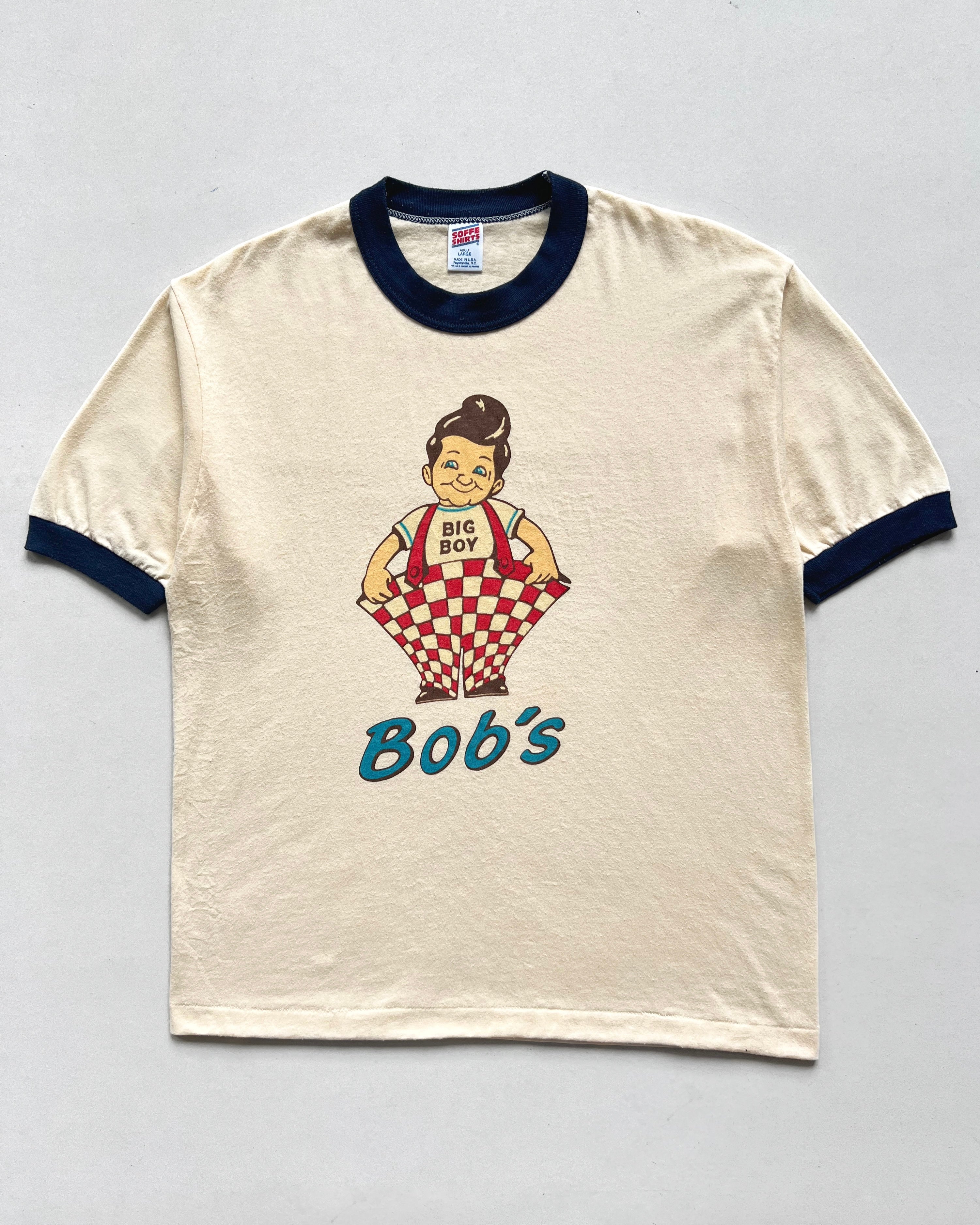 1990S 'BIG BOY BOB'S RINGER TEE (L)