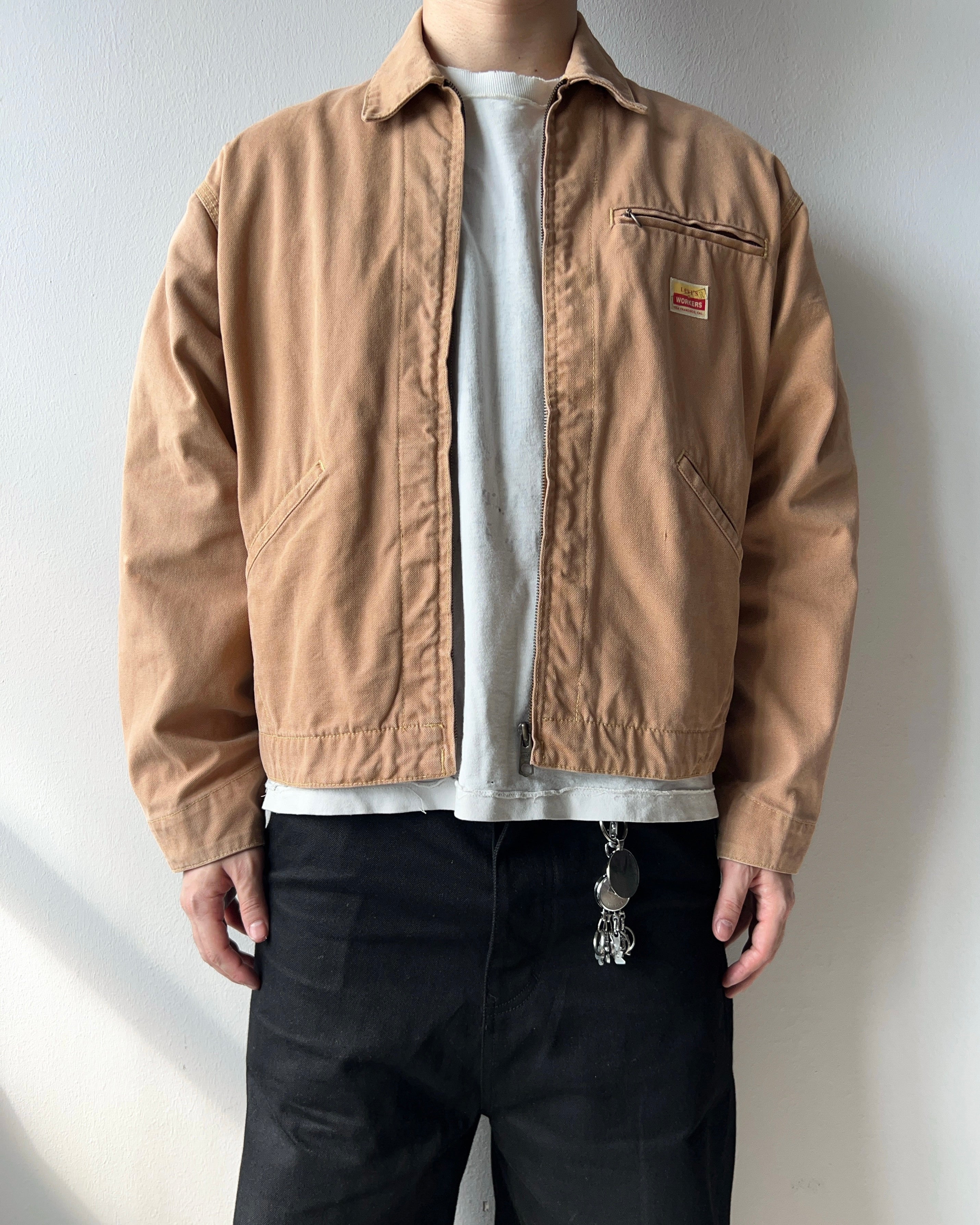 1990S LEVI'S WORKERS WORK JACKET (L)