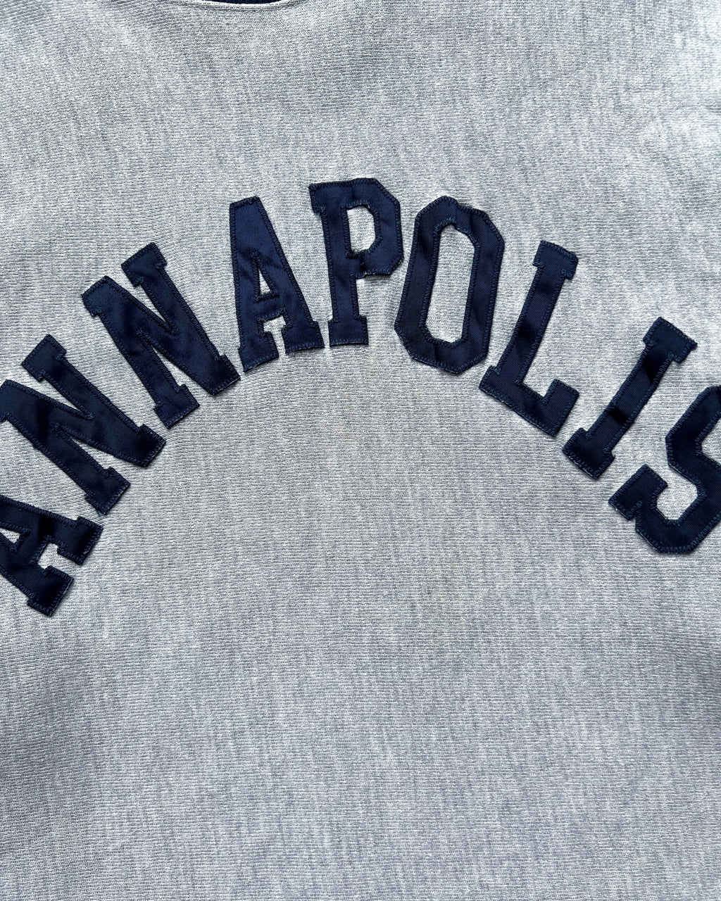 1990S CHAMPION 'ANNAPOLIS' REVERSE WEAVE SWEATSHIRT (L)