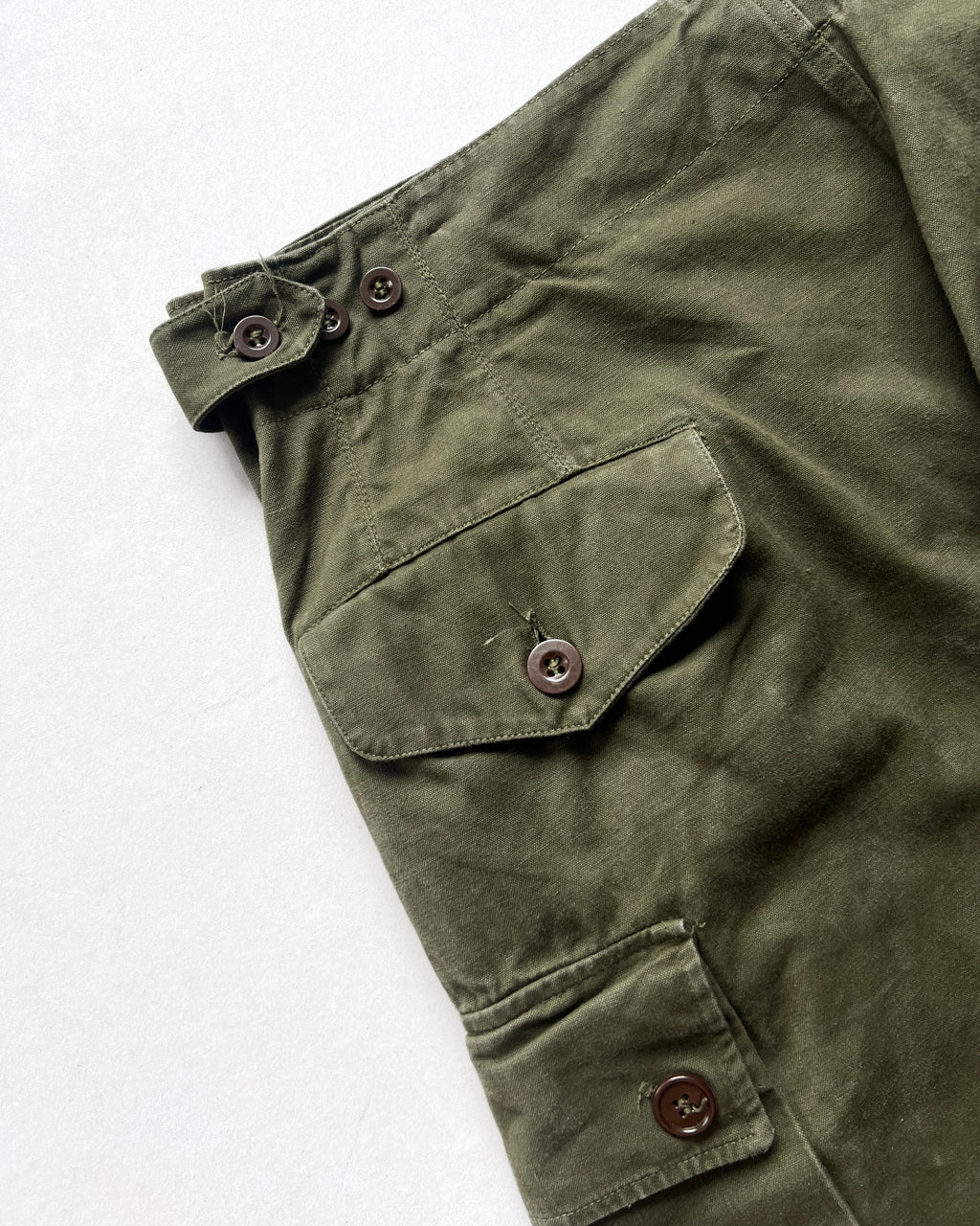 1950S DUTCH ARMY CARGO TROUSERS (34-37)