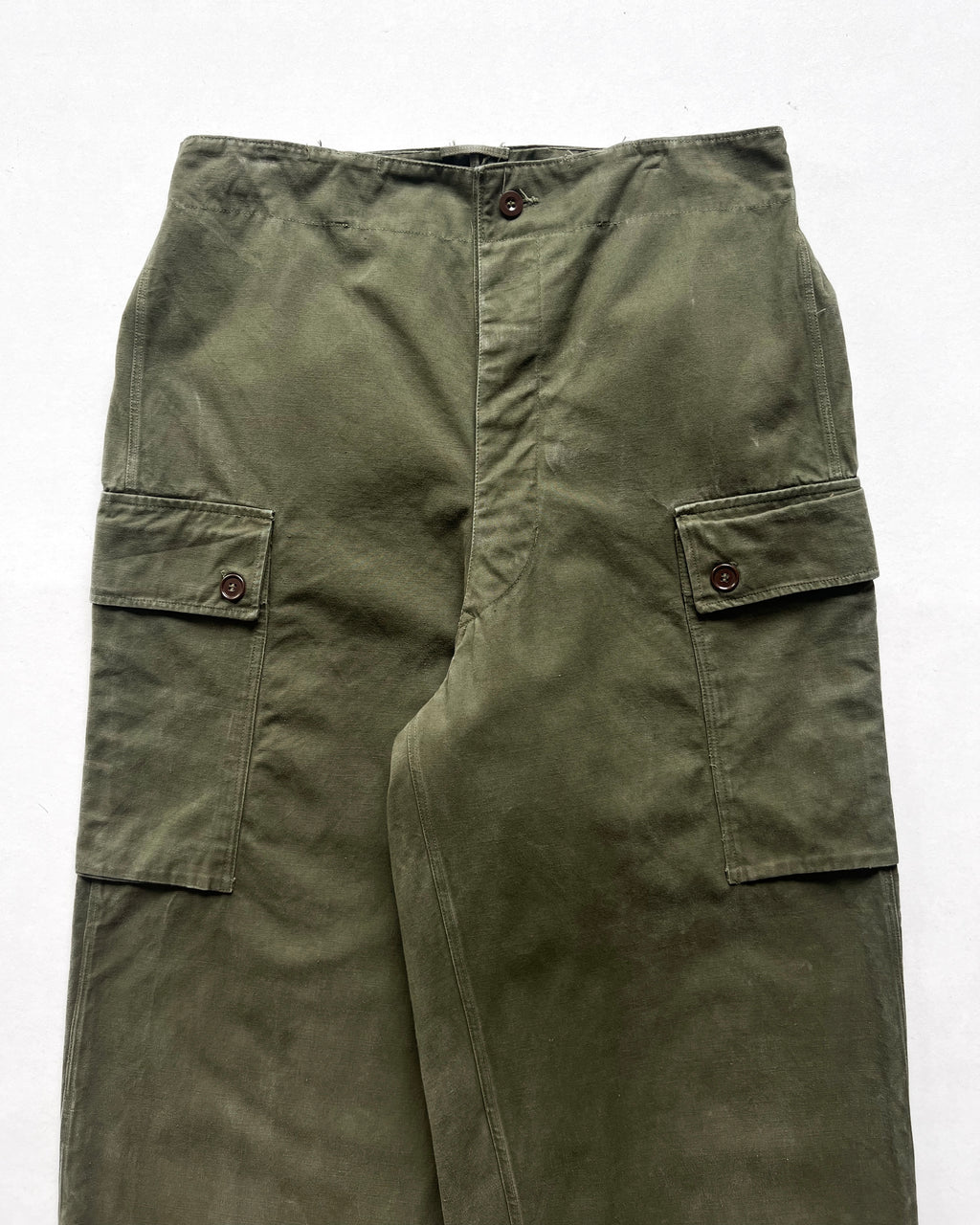 1950S DUTCH ARMY CARGO TROUSERS (34-37)