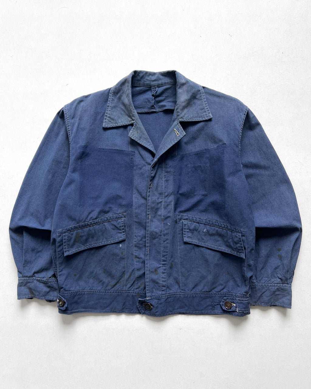 1960S FADED INDIGO JAPANESE WORK JACKET (M)