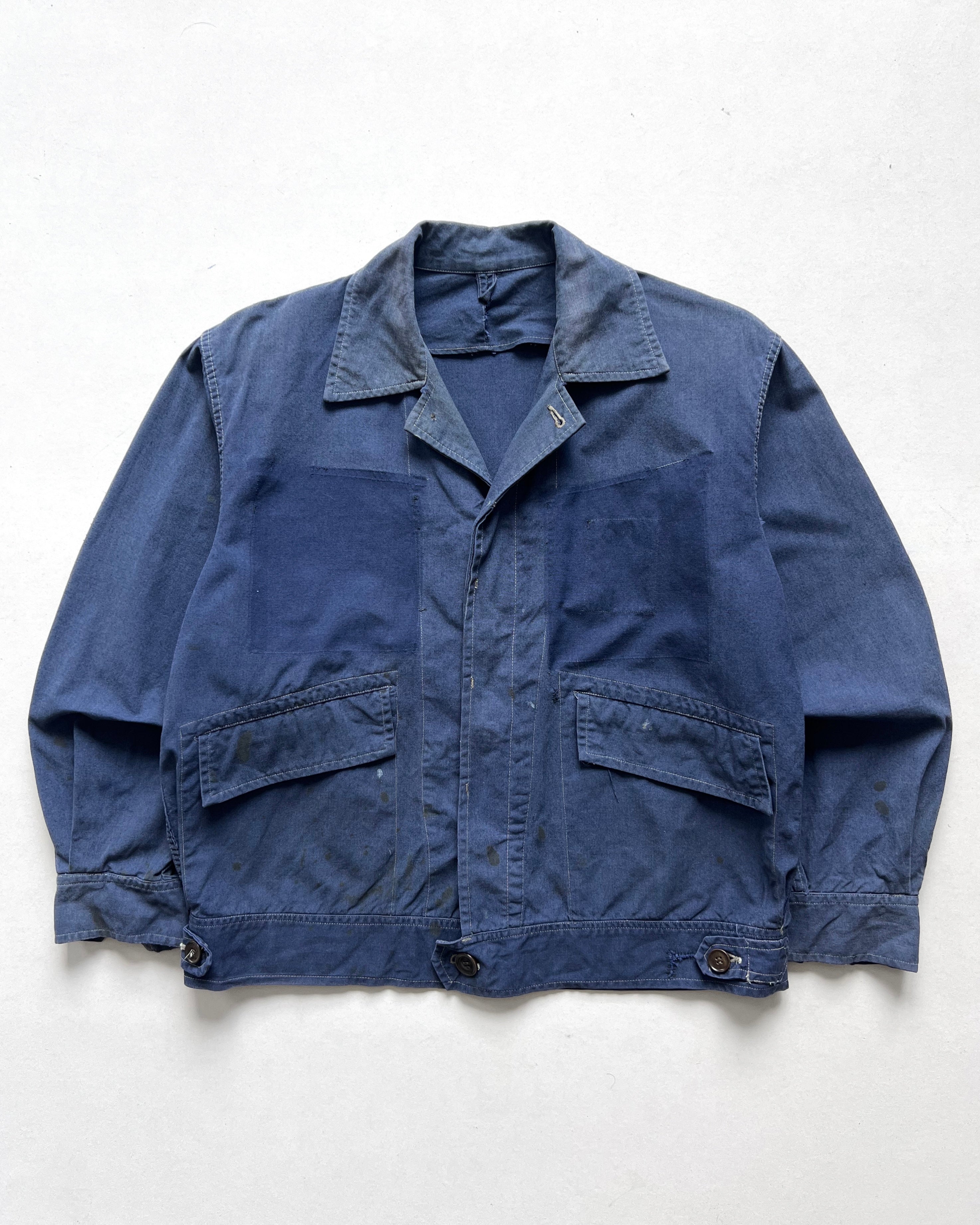 1960S FADED INDIGO JAPANESE WORK JACKET (M)